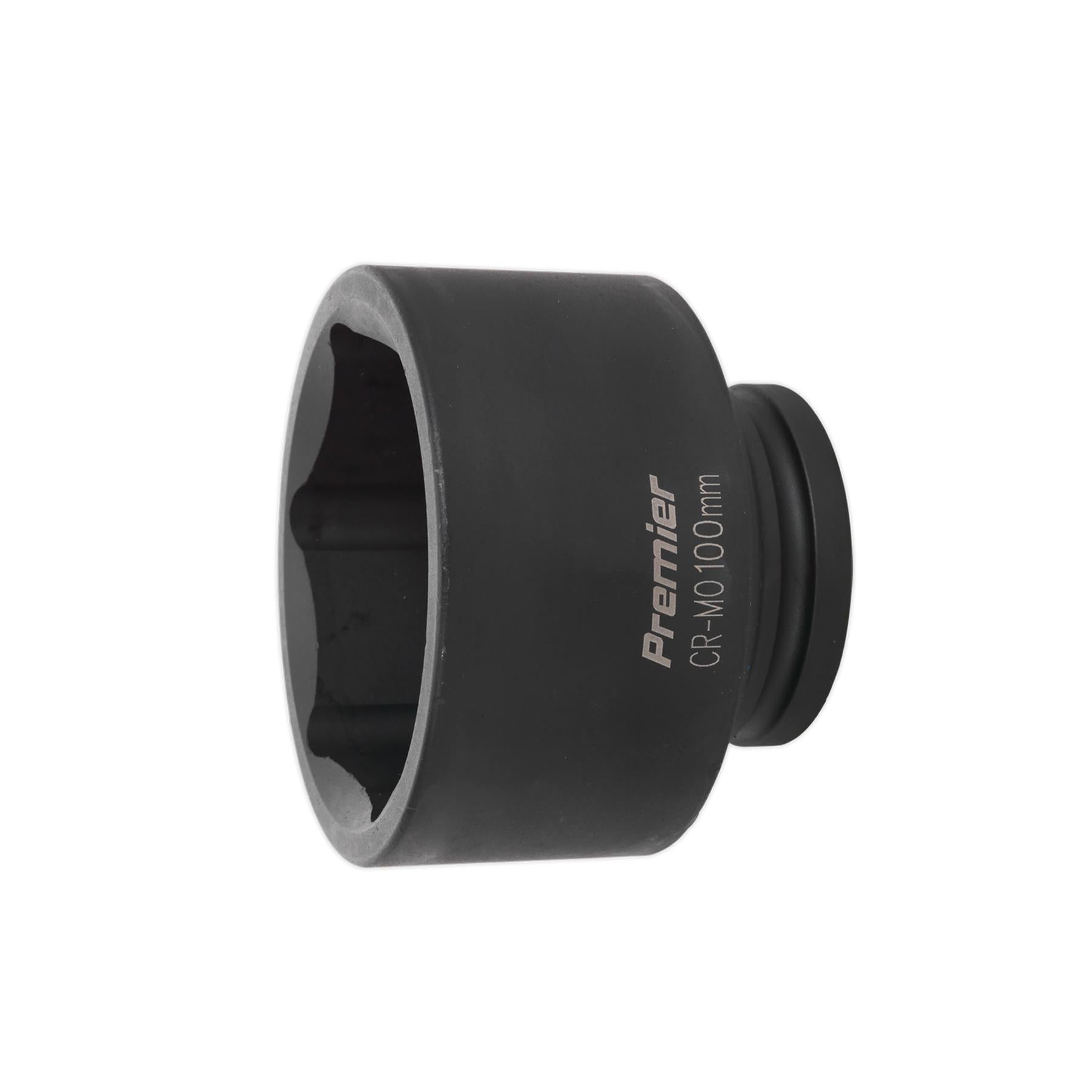 Sealey Impact Socket 100mm 1"Sq Drive Chrome Molybdenum Lifetime Guarantee