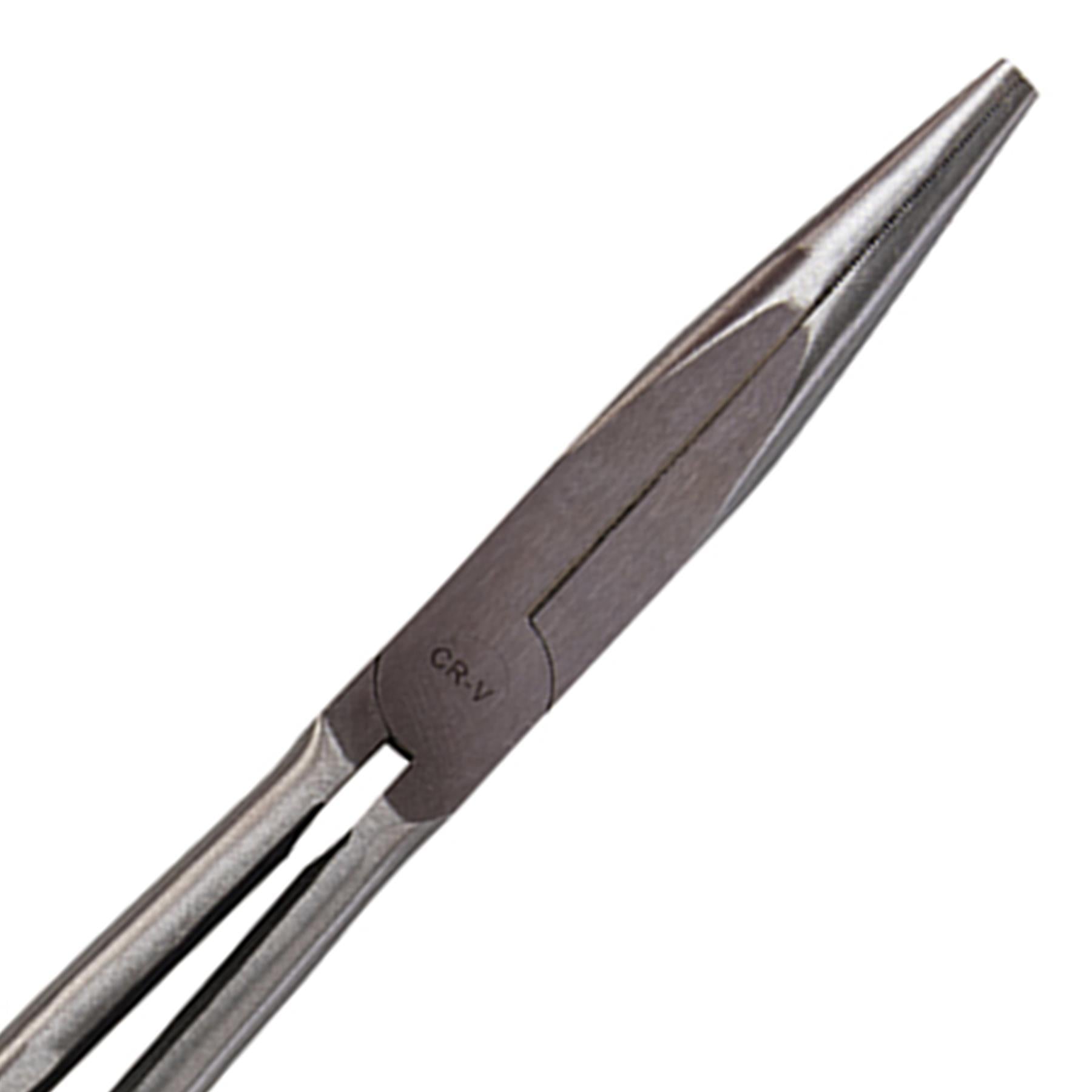 Long Reach Electronics Pliers Straight Chrome Vanadium Induction-Hardened Edges
