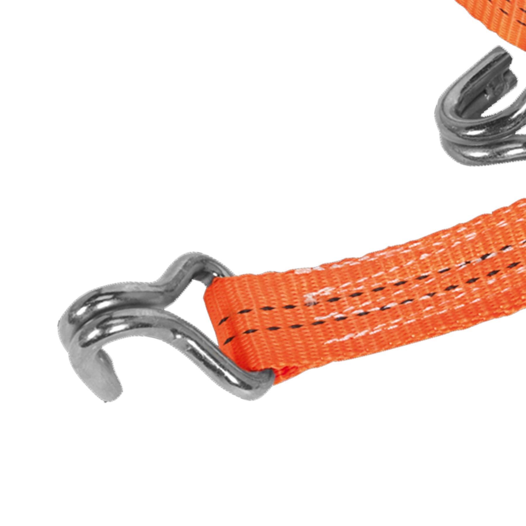 Sealey Ratchet Tie Down 35mm x 8m Poly Web 2000kg Load Test