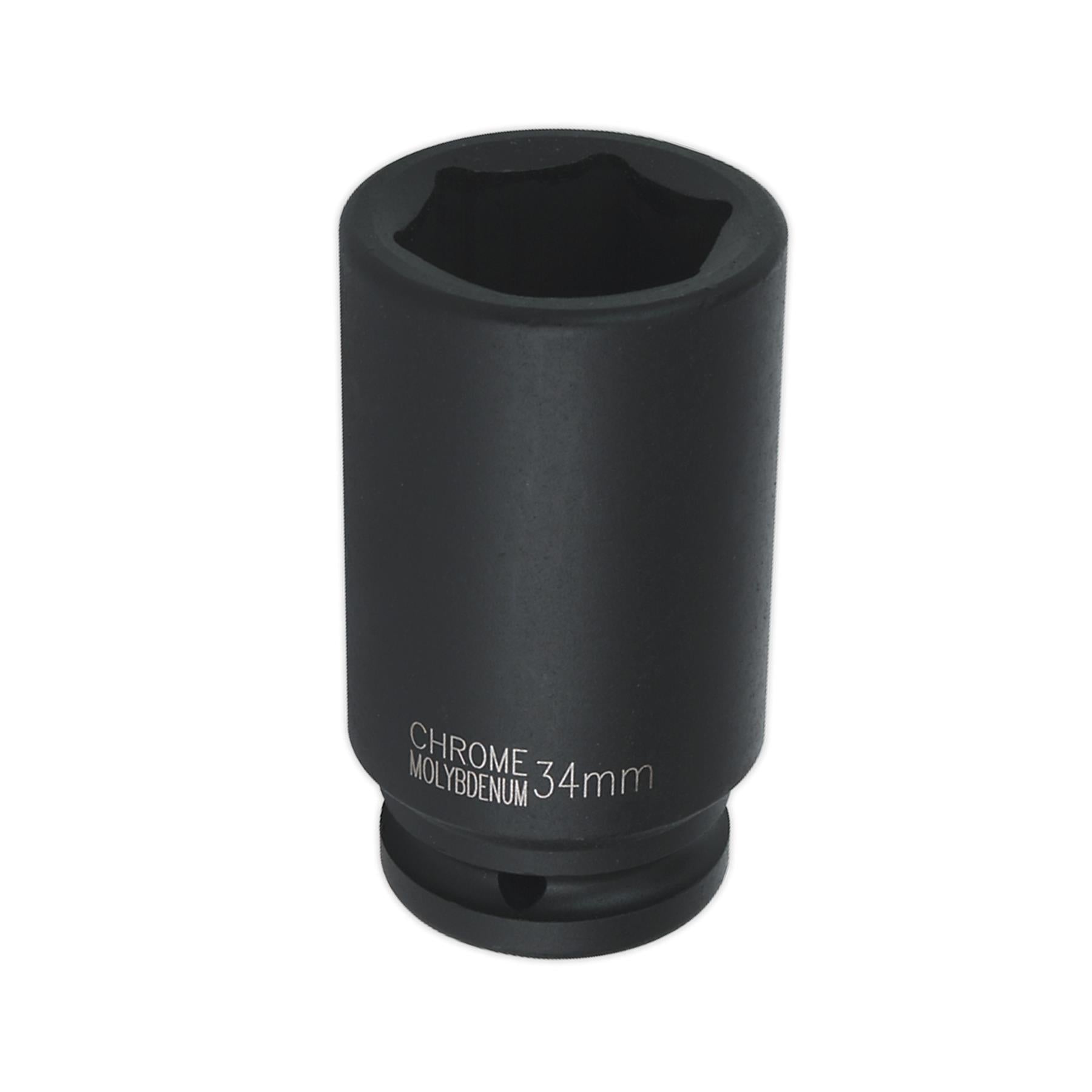 Sealey Impact Socket 34mm Deep 3/4"Sq Drive