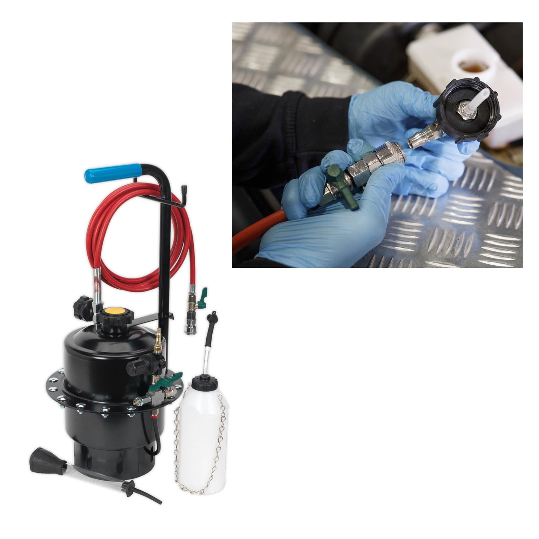 Sealey Pneumatic Brake & Clutch Pressure Bleeder Kit