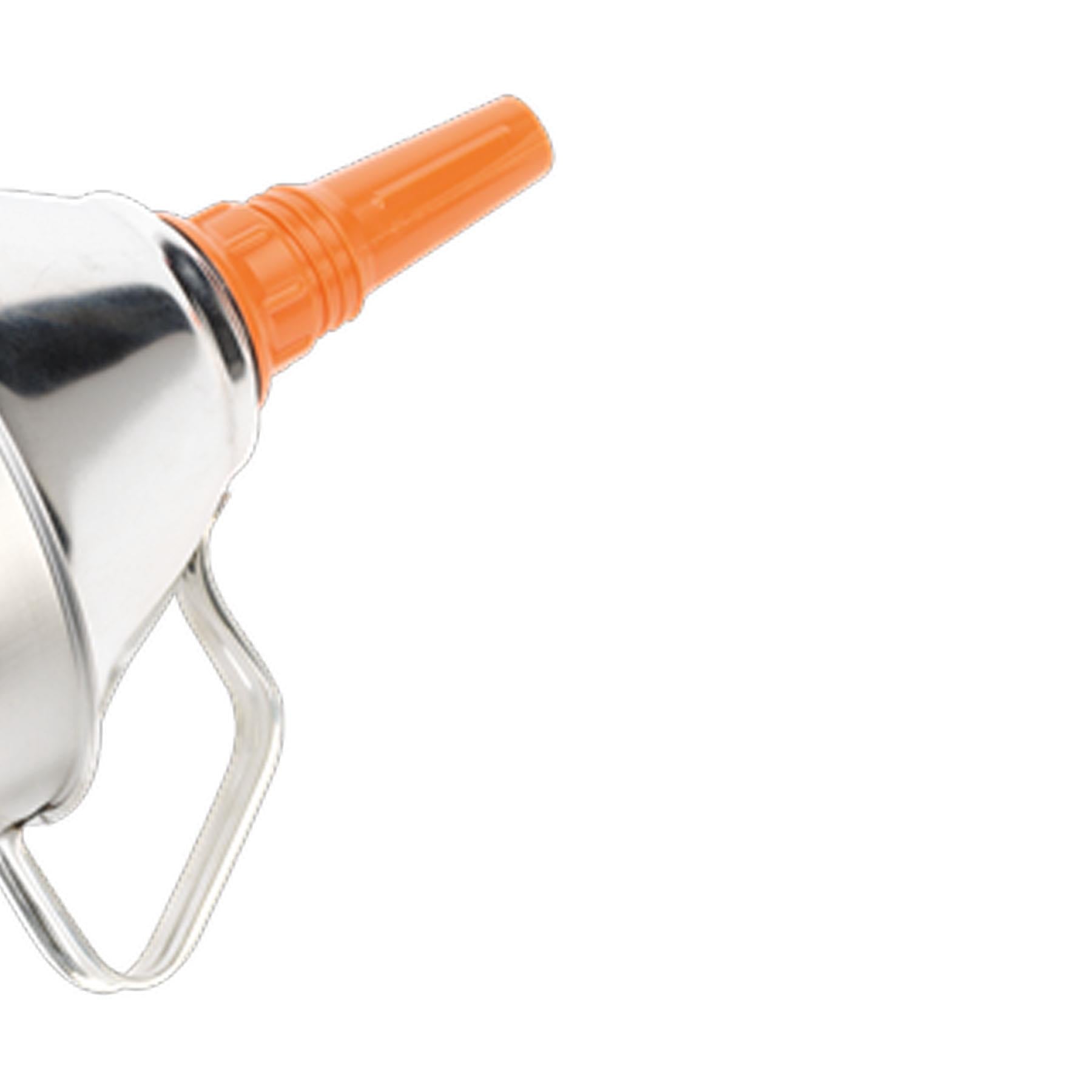 Sealey Funnel Metal with Flexible Spout & Filter �160mm
