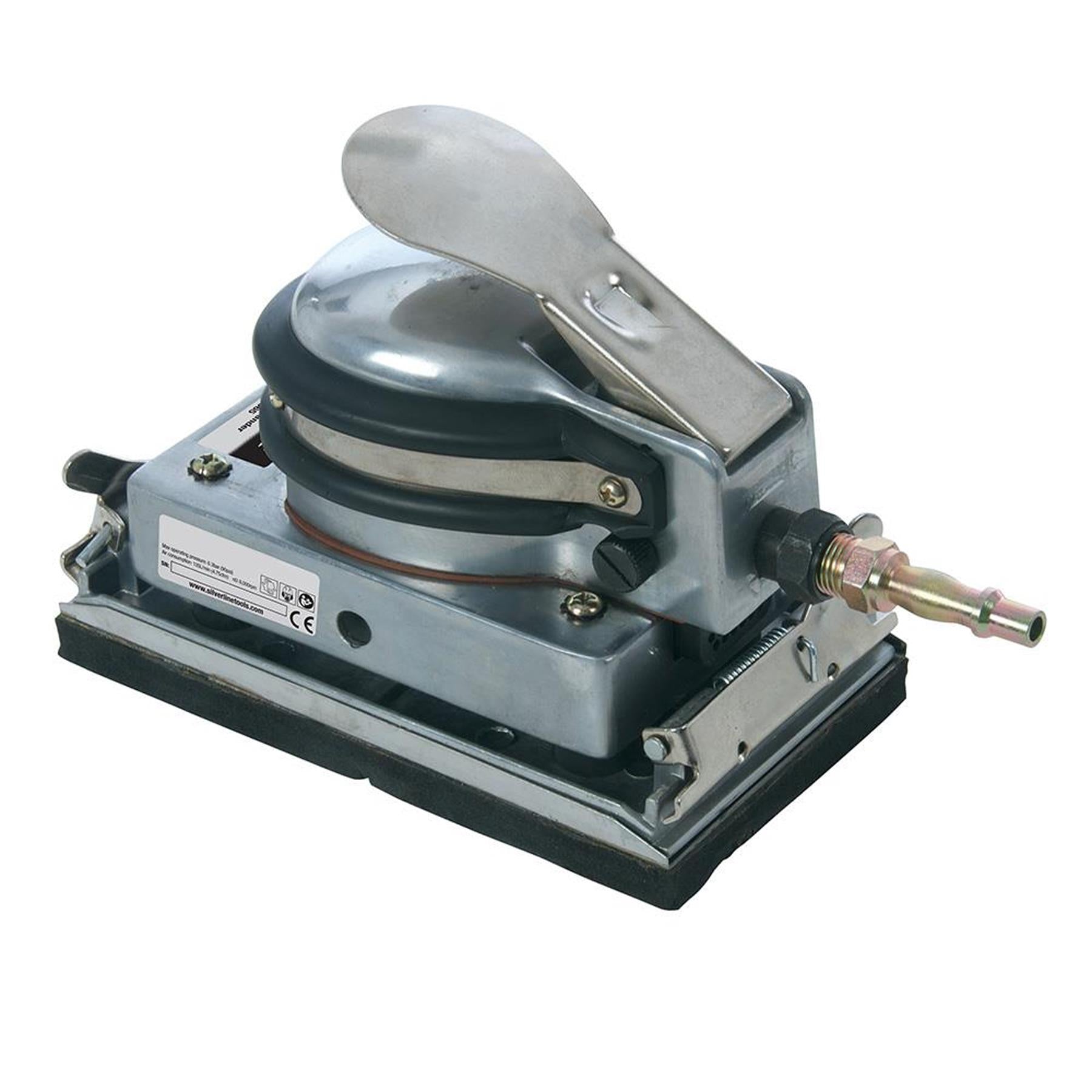 Air Orbital Jitterbug Sander Automatic Trigger-Release And Vibration Isolators
