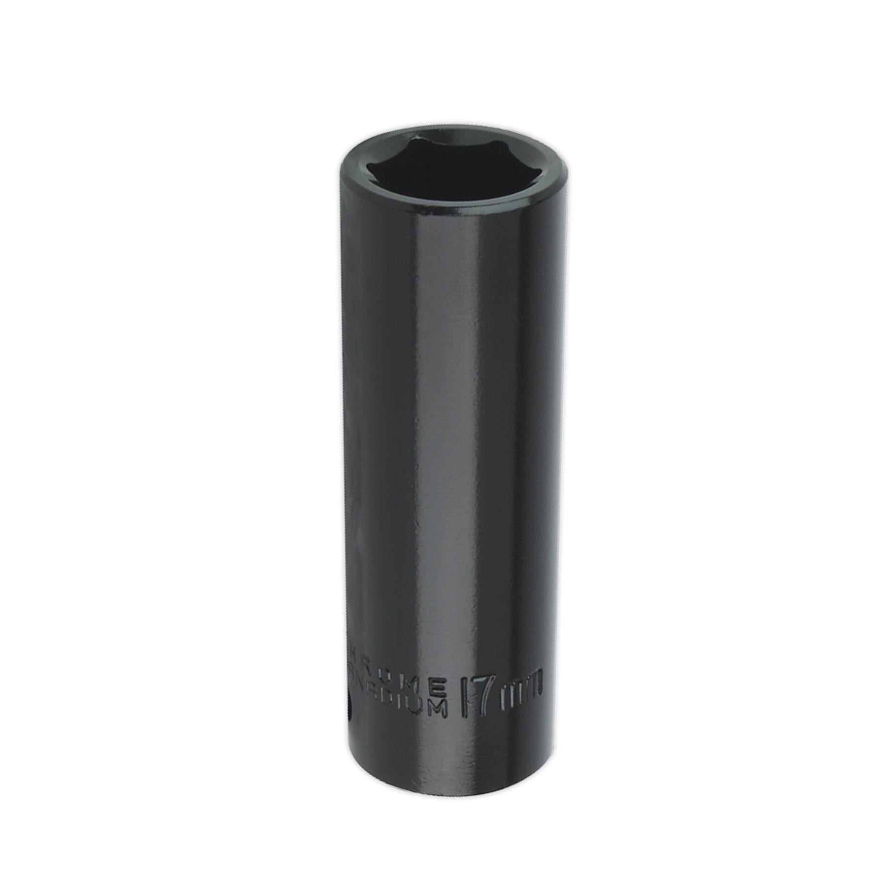 Sealey Impact Socket 17mm Deep 1/2"Sq Drive