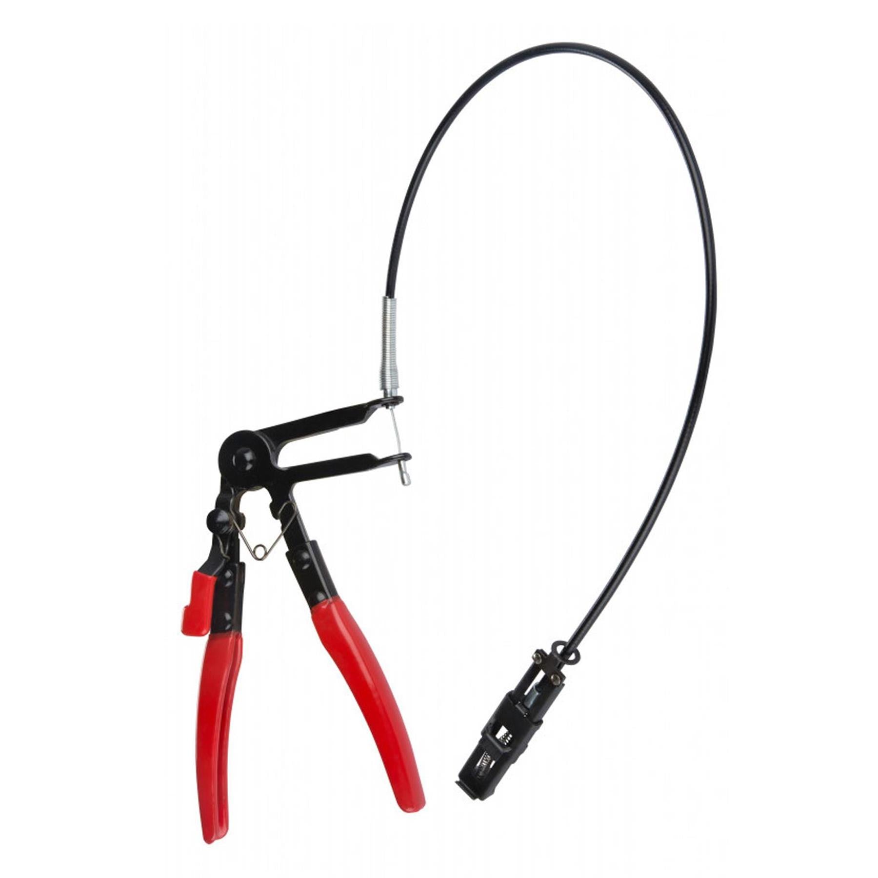 BlueSpot Flexible Long Reach Locking Hose Clamp Removal Pliers Ratchet Clip Band