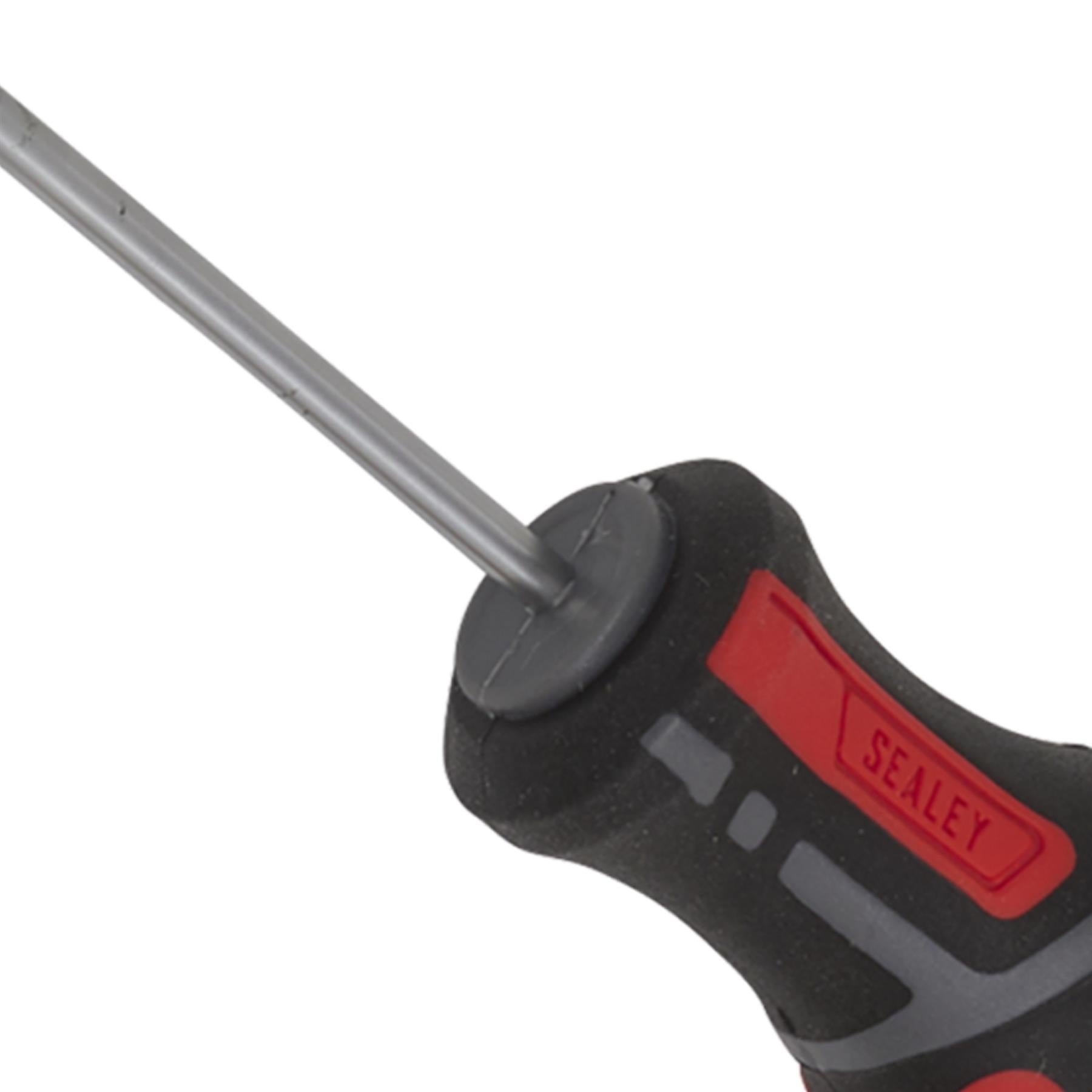 Sealey Screwdriver Slotted 3 x 75mm GripMAX