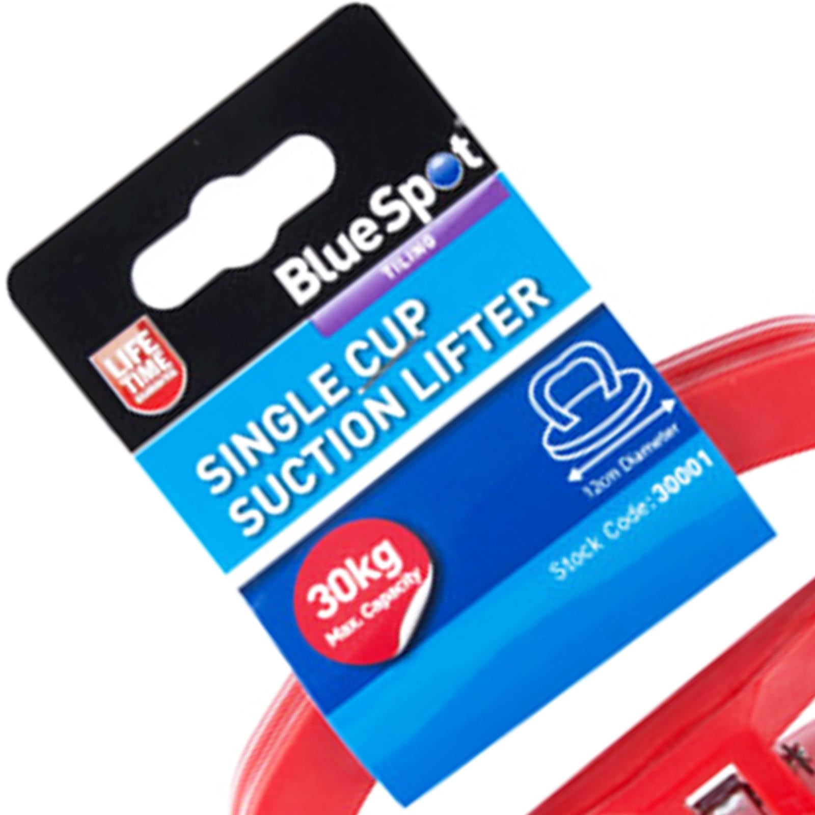 BlueSpot Large Suction Cup Glass Lifter Carrying Pad 30kg Single Dent Puller Repair