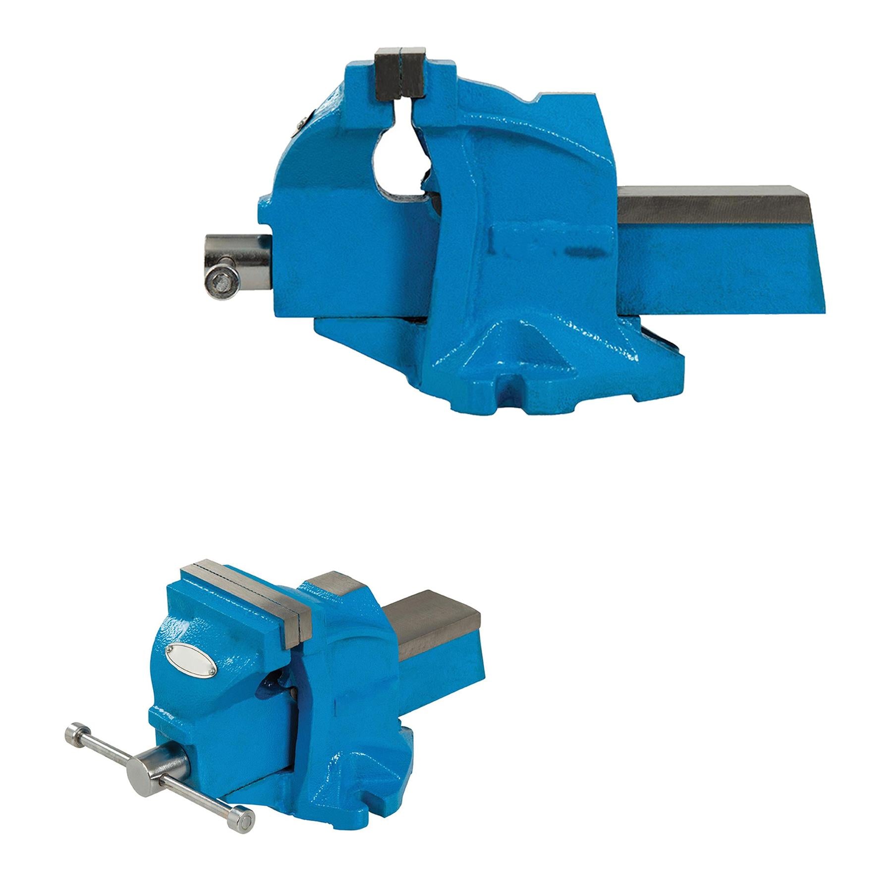 4" 100mm Jaw Engineers Workshop Vice Hardened Steel Powder Coated 8kg Tommy Bar Handle