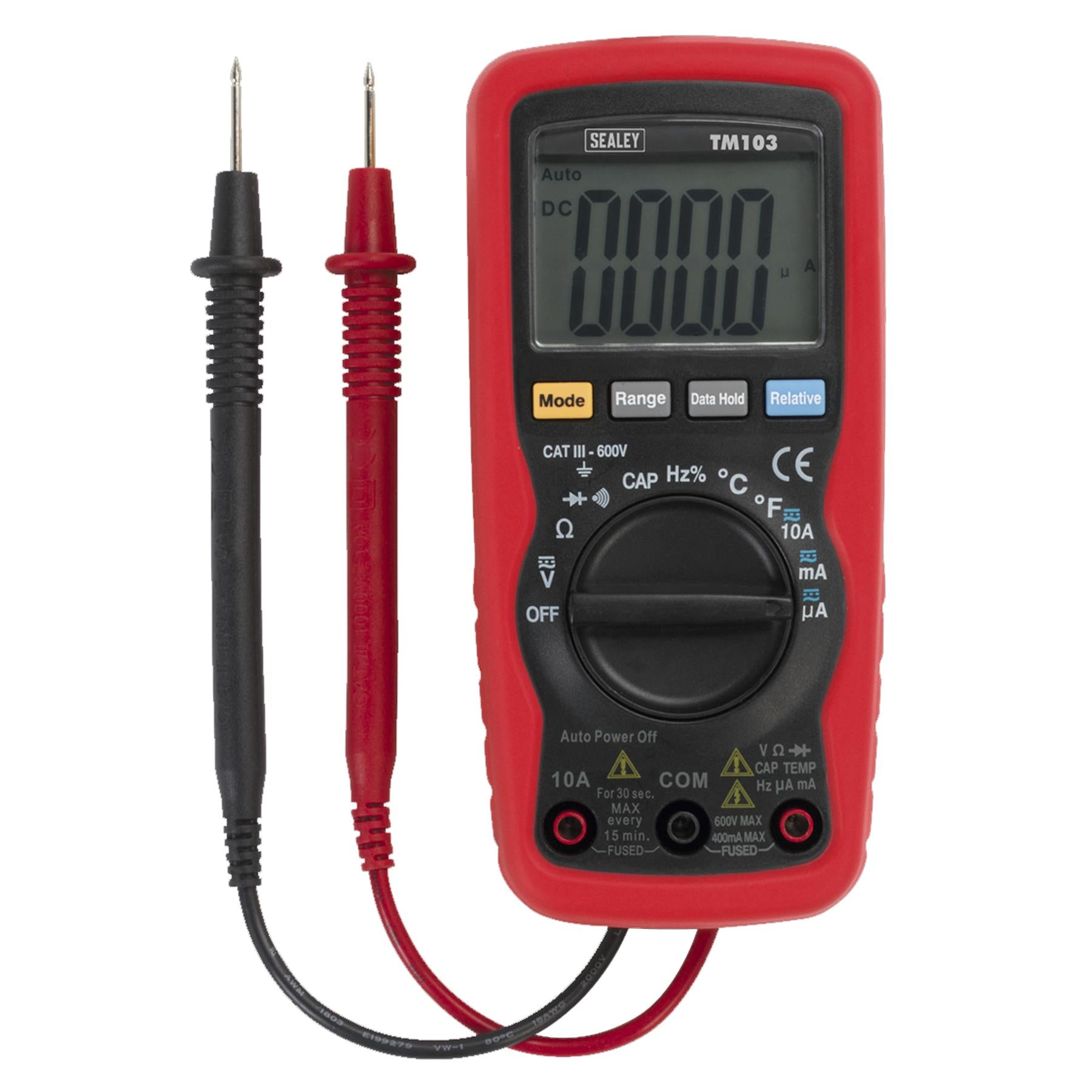 Sealey Professional Auto-Ranging Digital Multimeter - 11-Function