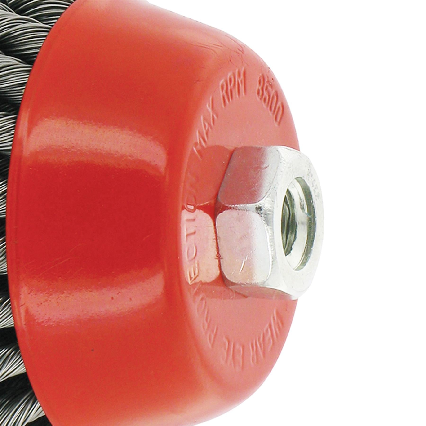 Double Row Steel Twist Knot Bowl Cup 100mm Angle Grinders Heavy Duty Kit