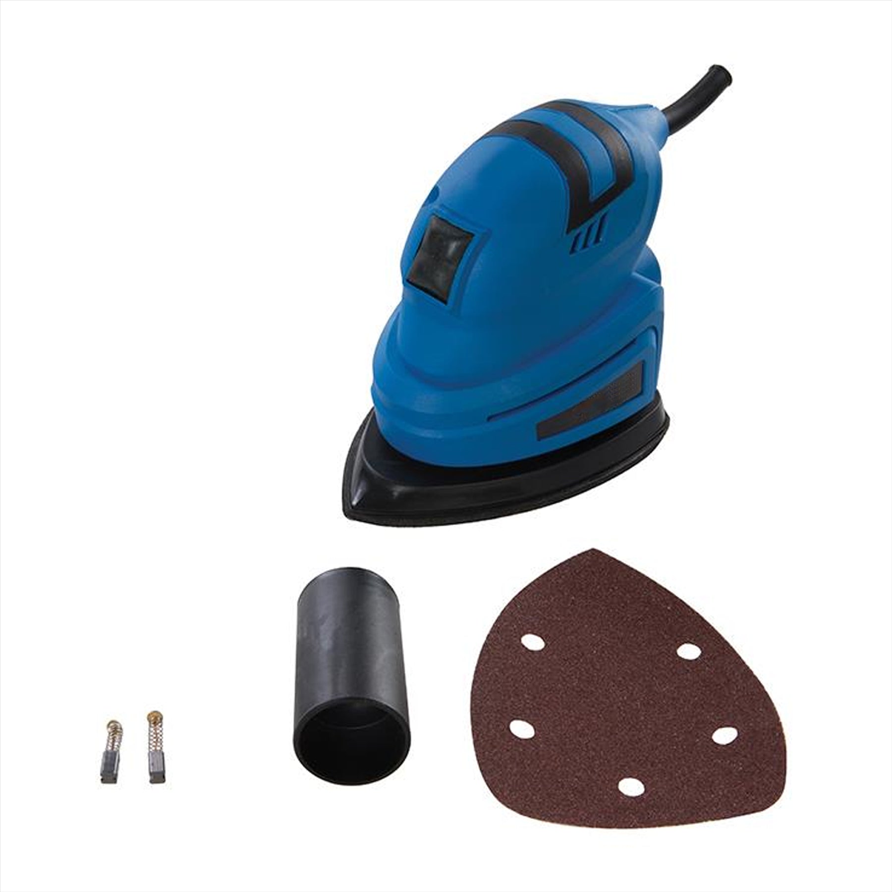 Compact Detail Sander With Orbital Action & Palm-Shaped Soft Grip 135W
