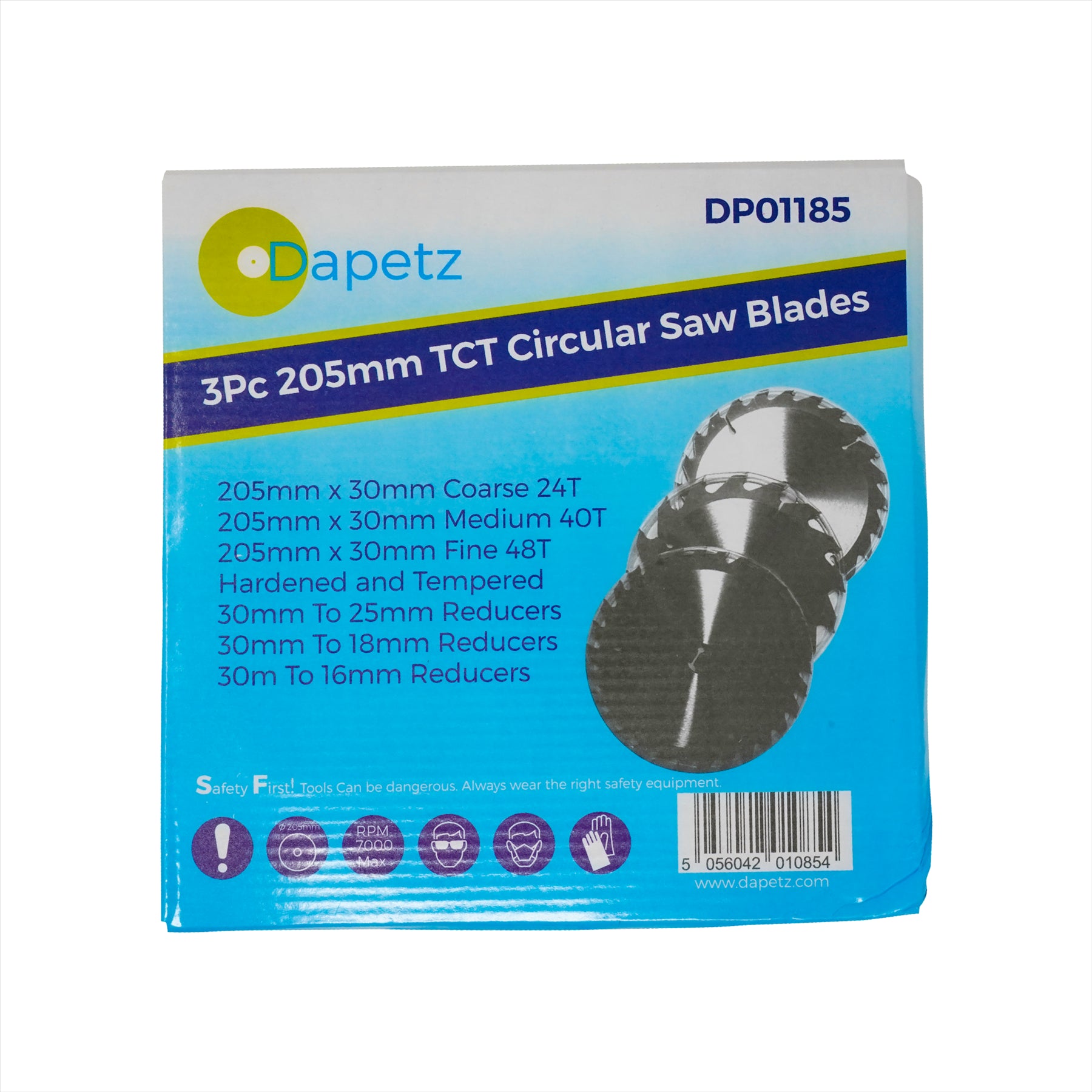 3X 205mm (8") TCT Circular