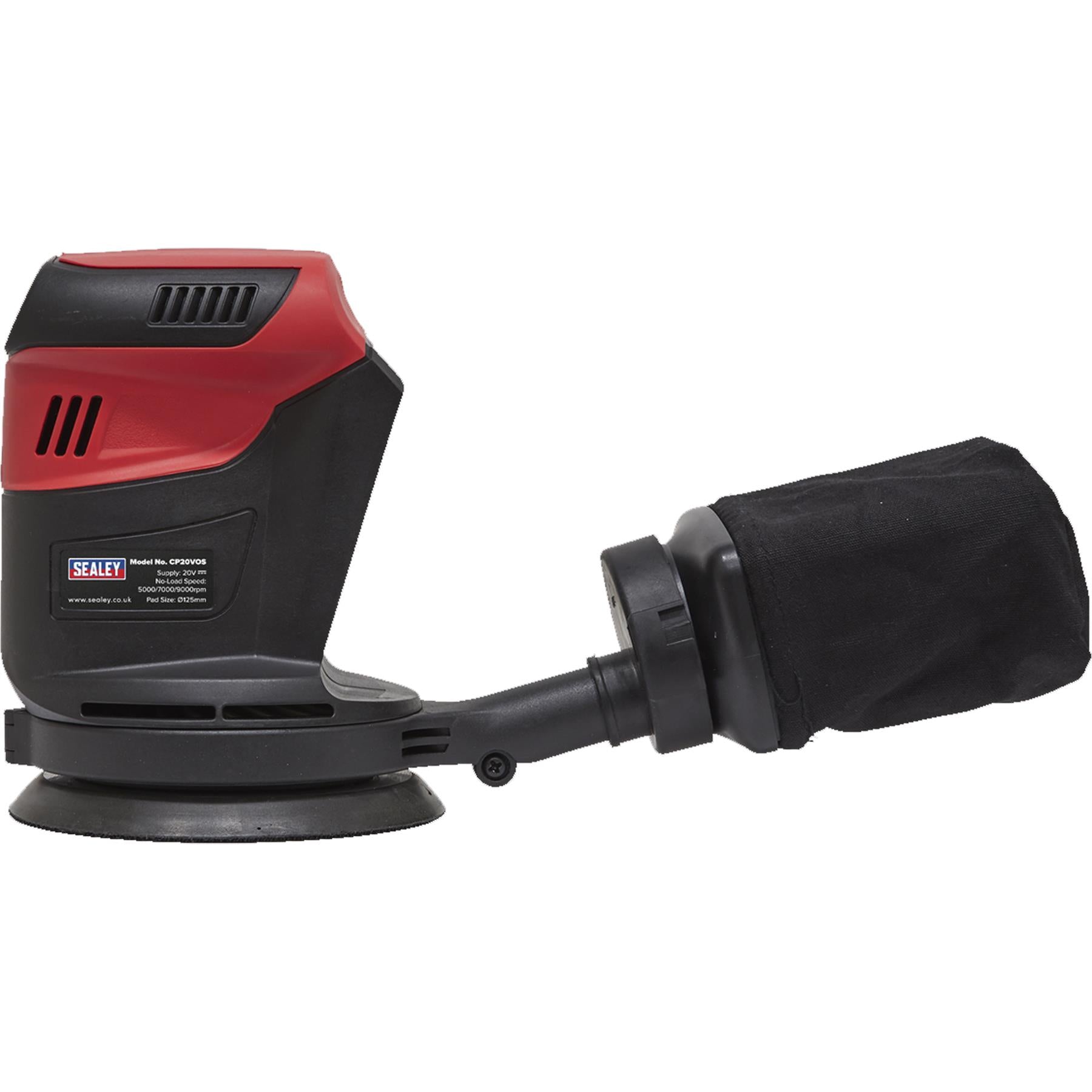 Sealey Orbital Palm Sander 20V 125mm - Body Only