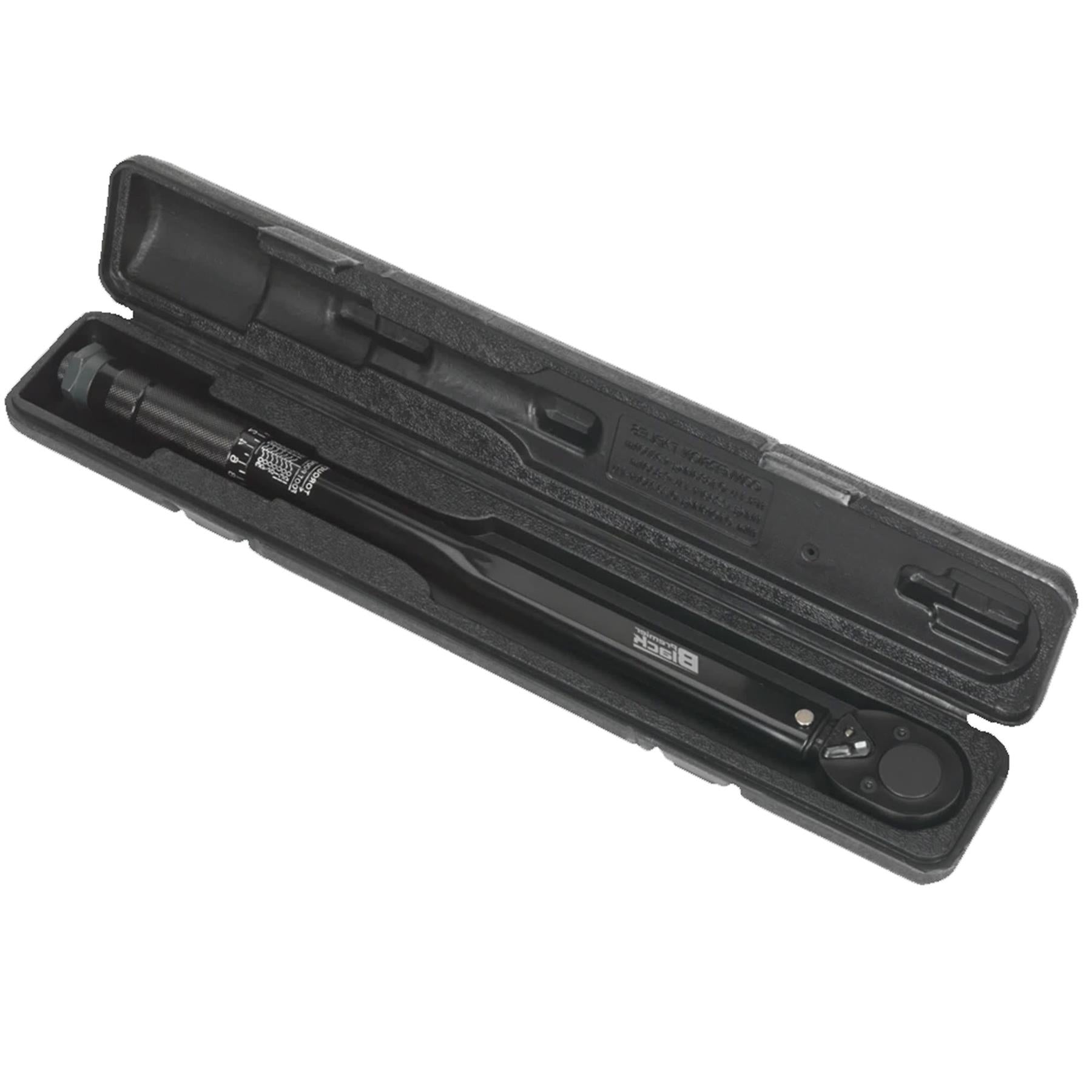 Micrometer Torque Wrench 1/2"Sq Drive Calibrated Black Series