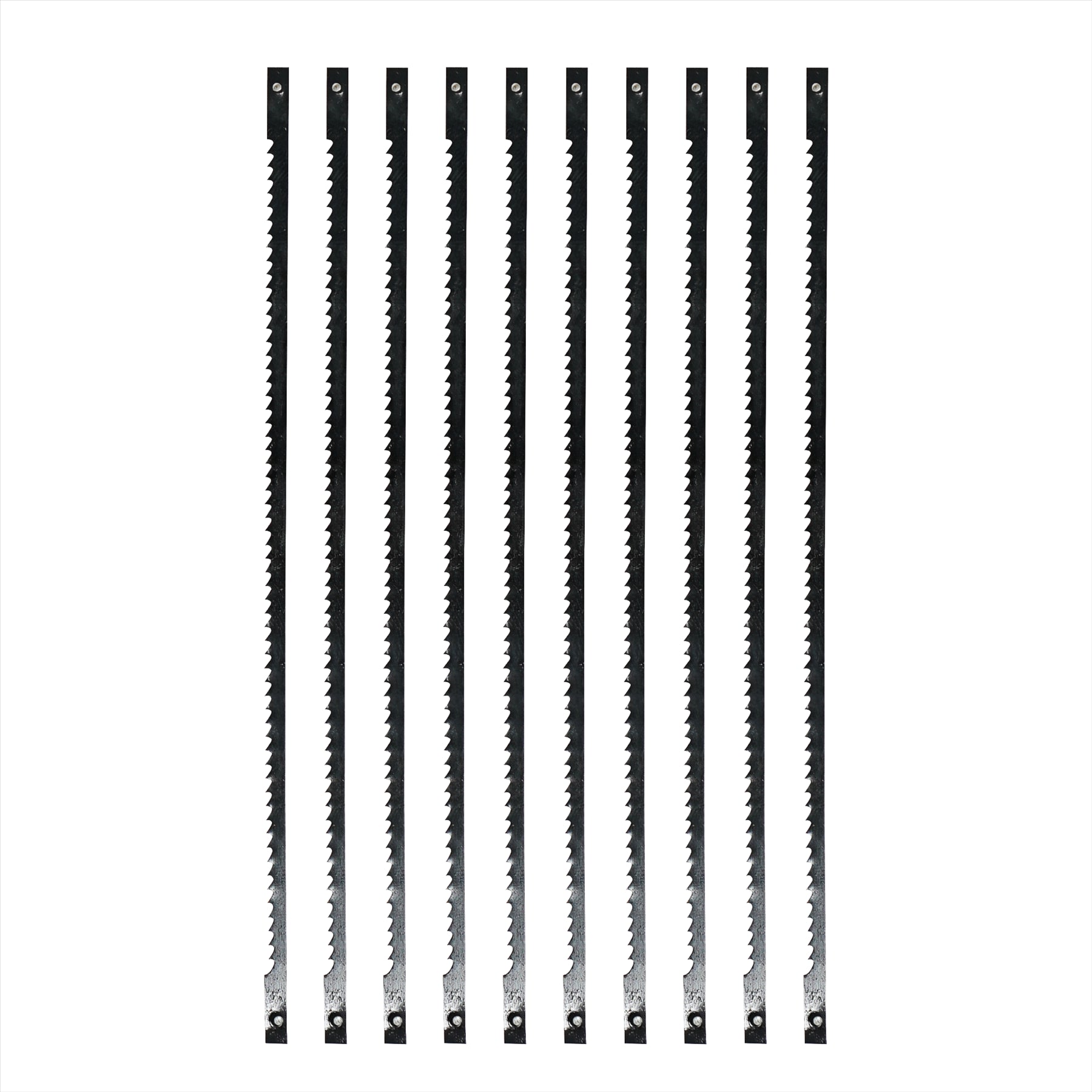 10 Scroll Saw Blades 21 Tpi 130mm Long Pin End Cutting Plastic Wood Metal