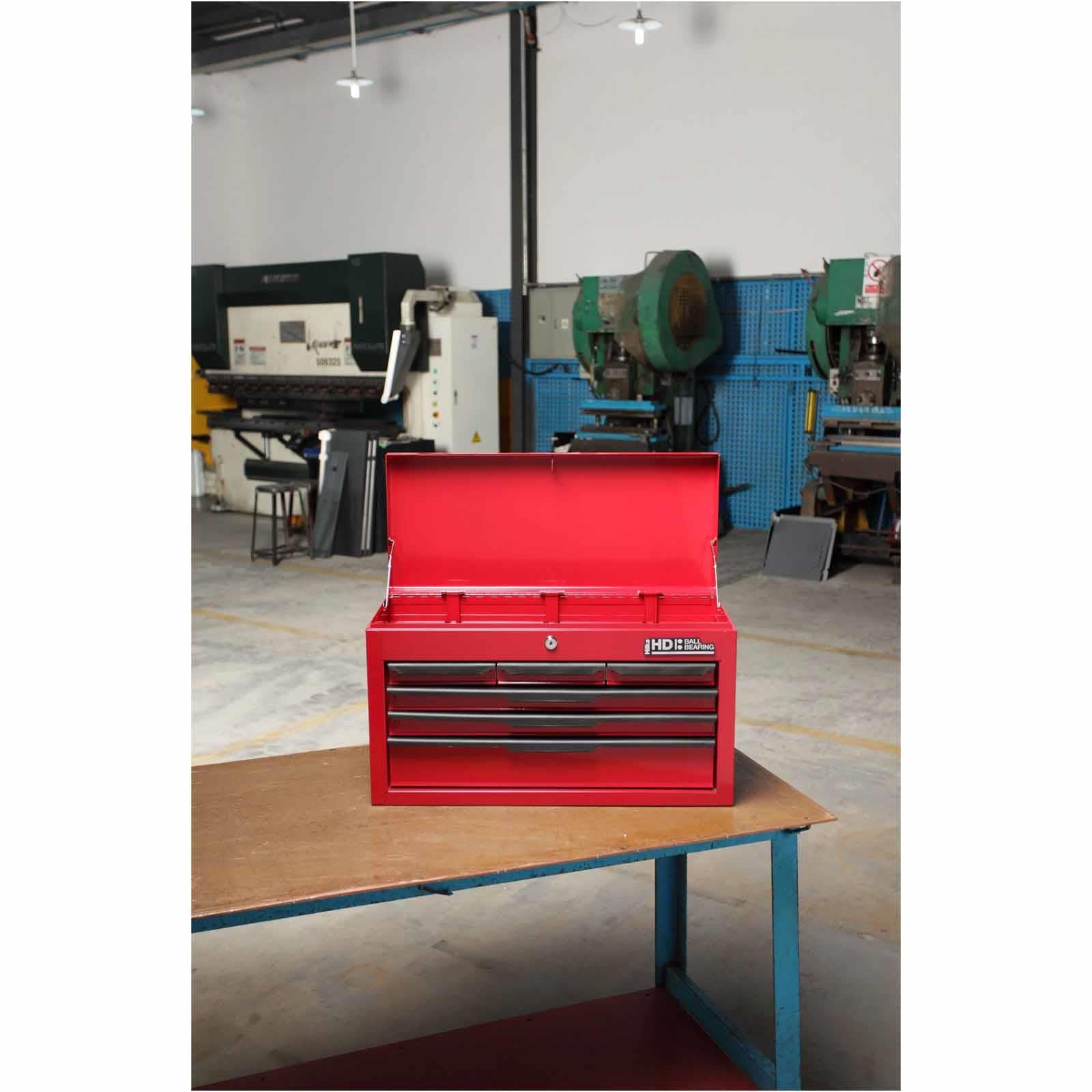 Heavy Duty 6 Drawer Garage Tool Chest With Ball Bearing Slide