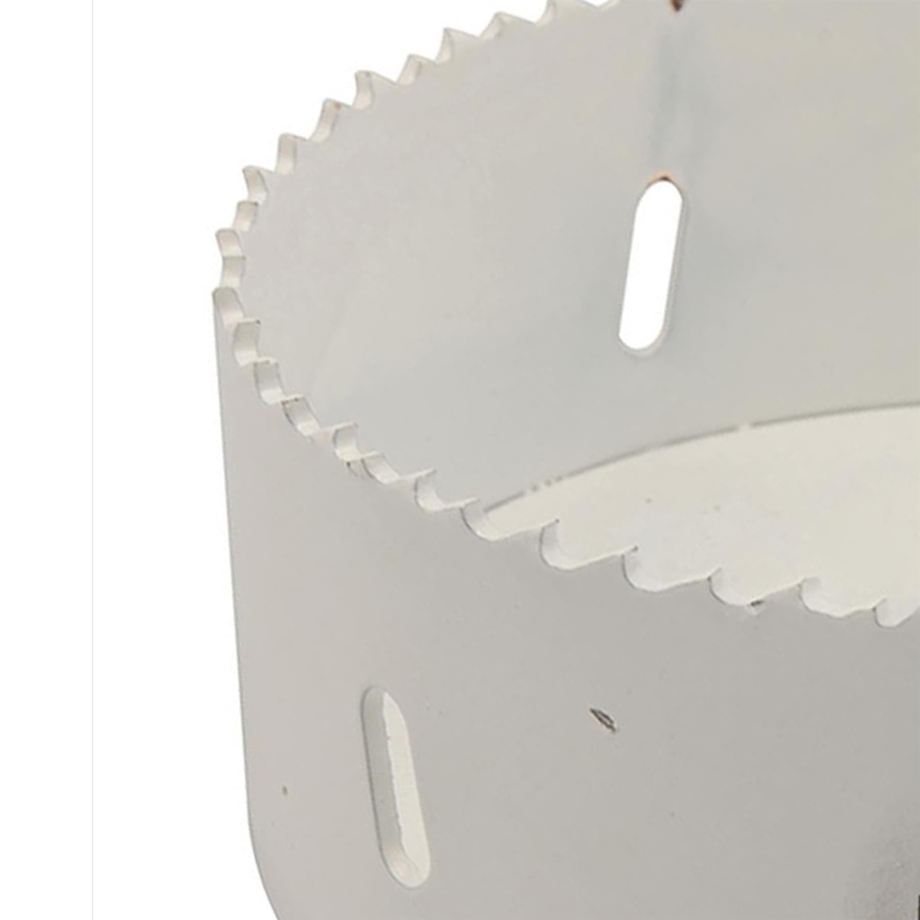 Heavy Duty Bi-Metal Holesaw 114mm Variable Pitch Steel Wood Metal Pvc Fast Clean