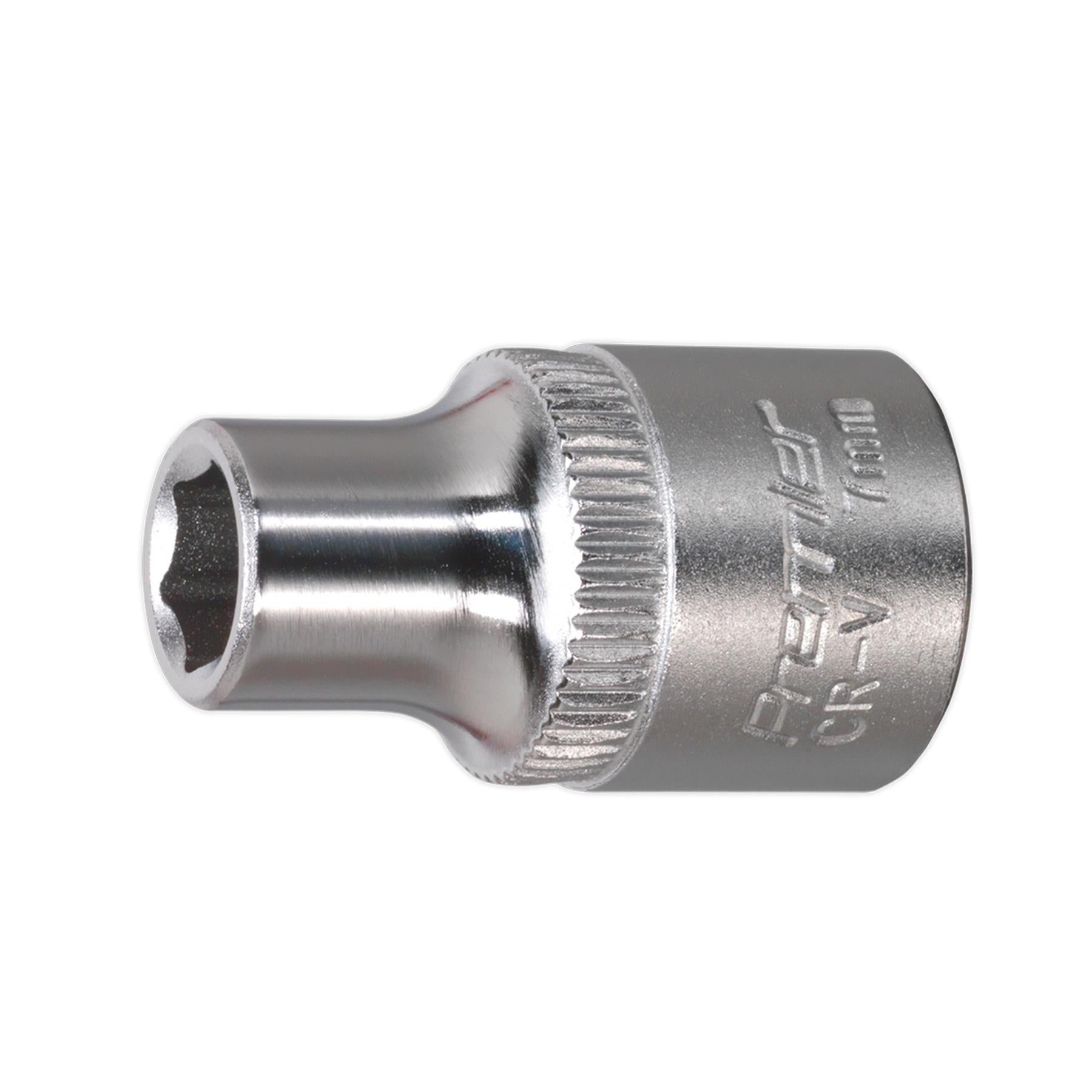 Sealey WallDrive Socket 7mm 3/8"Sq Drive Chrome Vanadium Steel