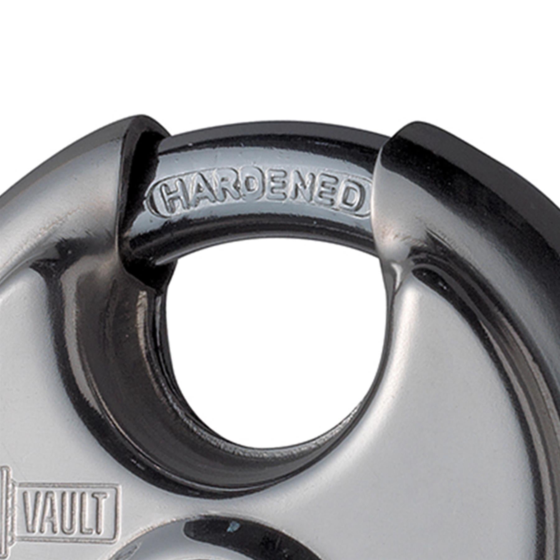 Van Vault Stainless Steel Disc Padlock 70mm