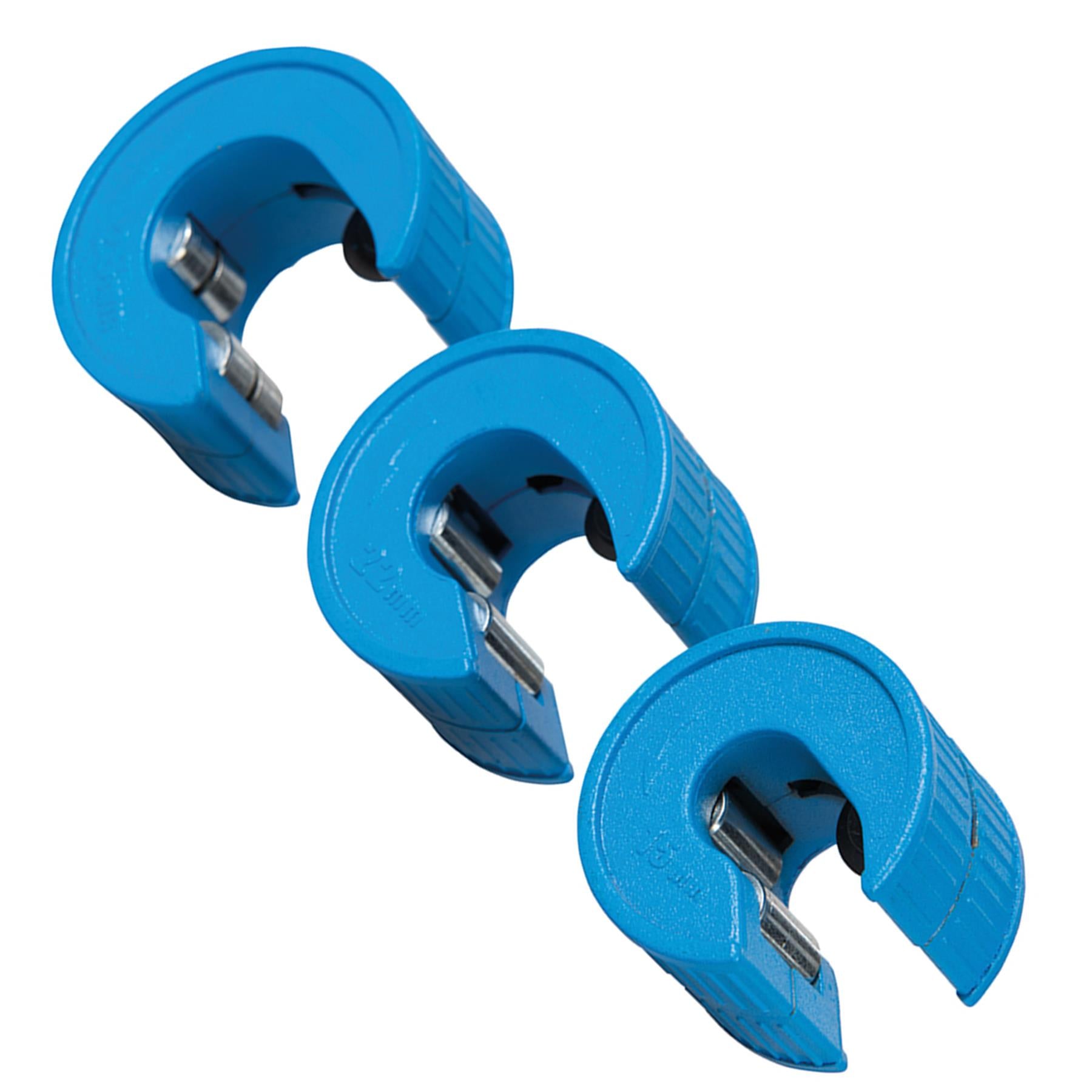 3pc Plumbers Copper Pipe Cutter Set 15mm 22mm & 28mm Plumbing Tube Slice Tools