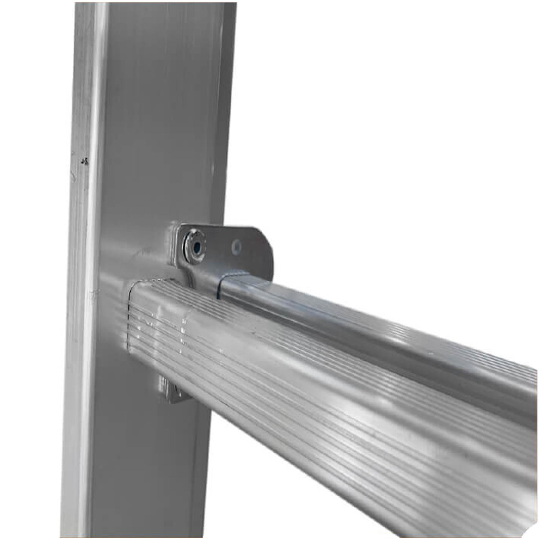 Dapetz 9 Rung Aluminium Combination Ladder 2.5m For Home, Triple Section, 150 Kg