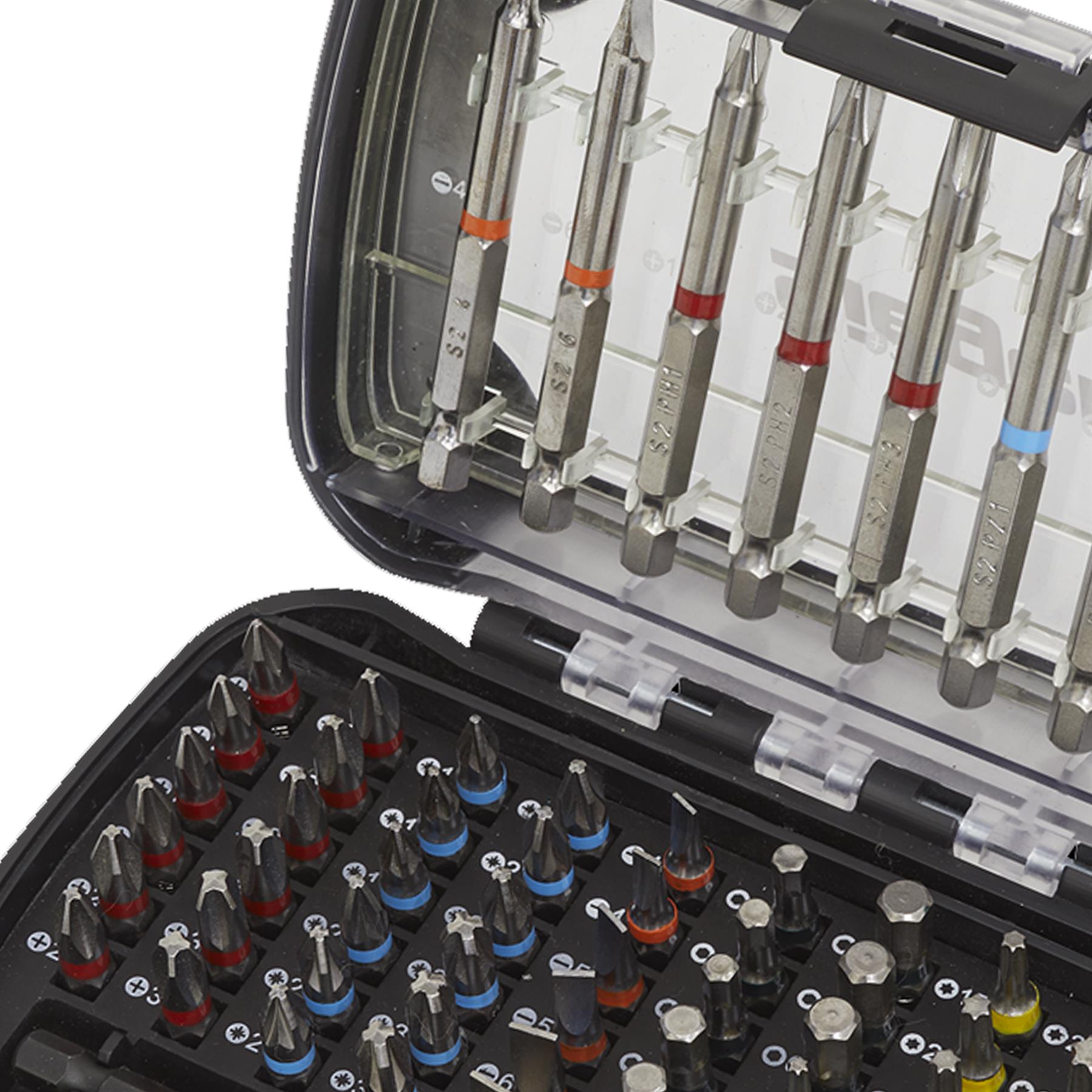 Sealey Power Tool Bit Set 71pc Colour-Coded S2