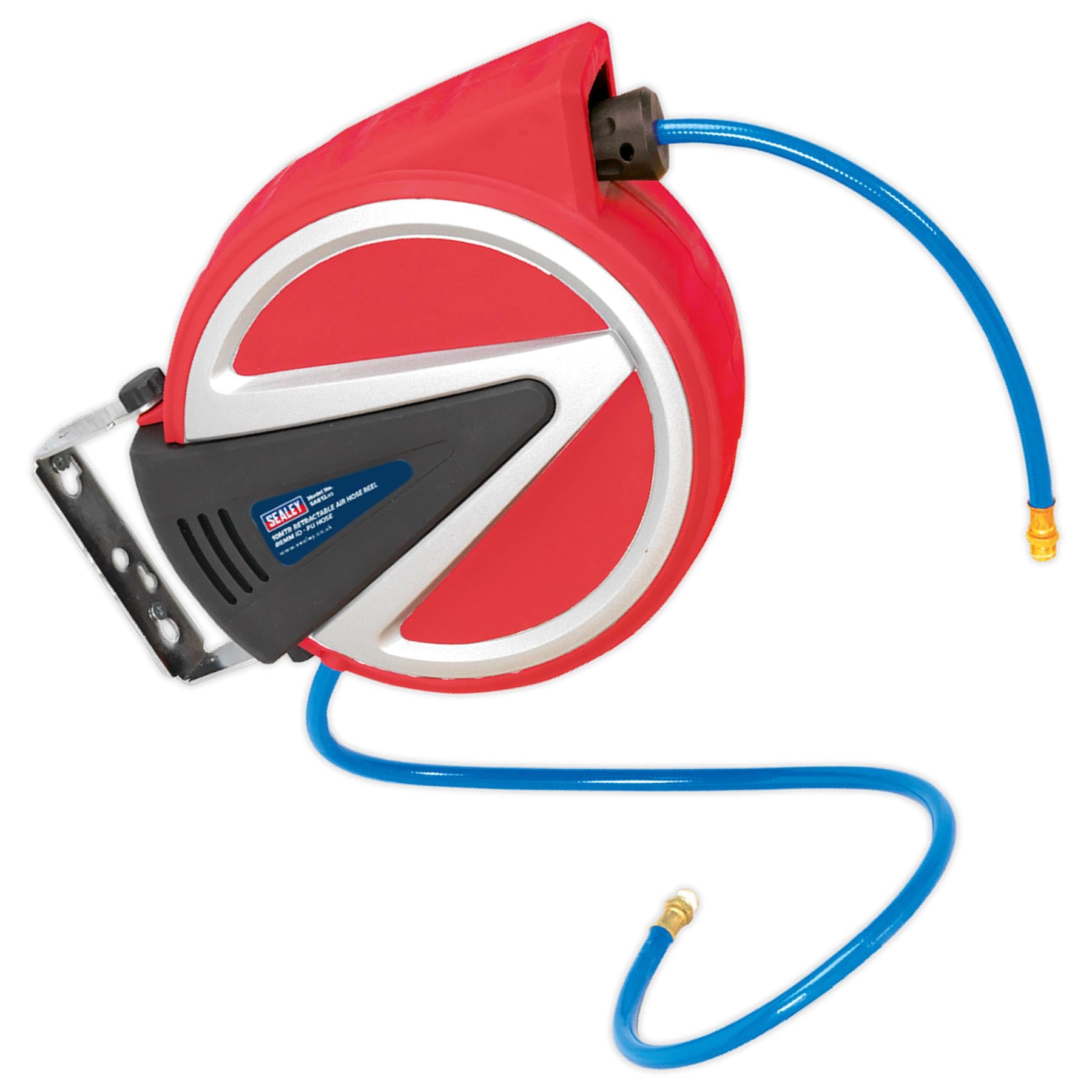 Sealey Retractable Air Hose Reel 10m 8mm ID - PU Hose