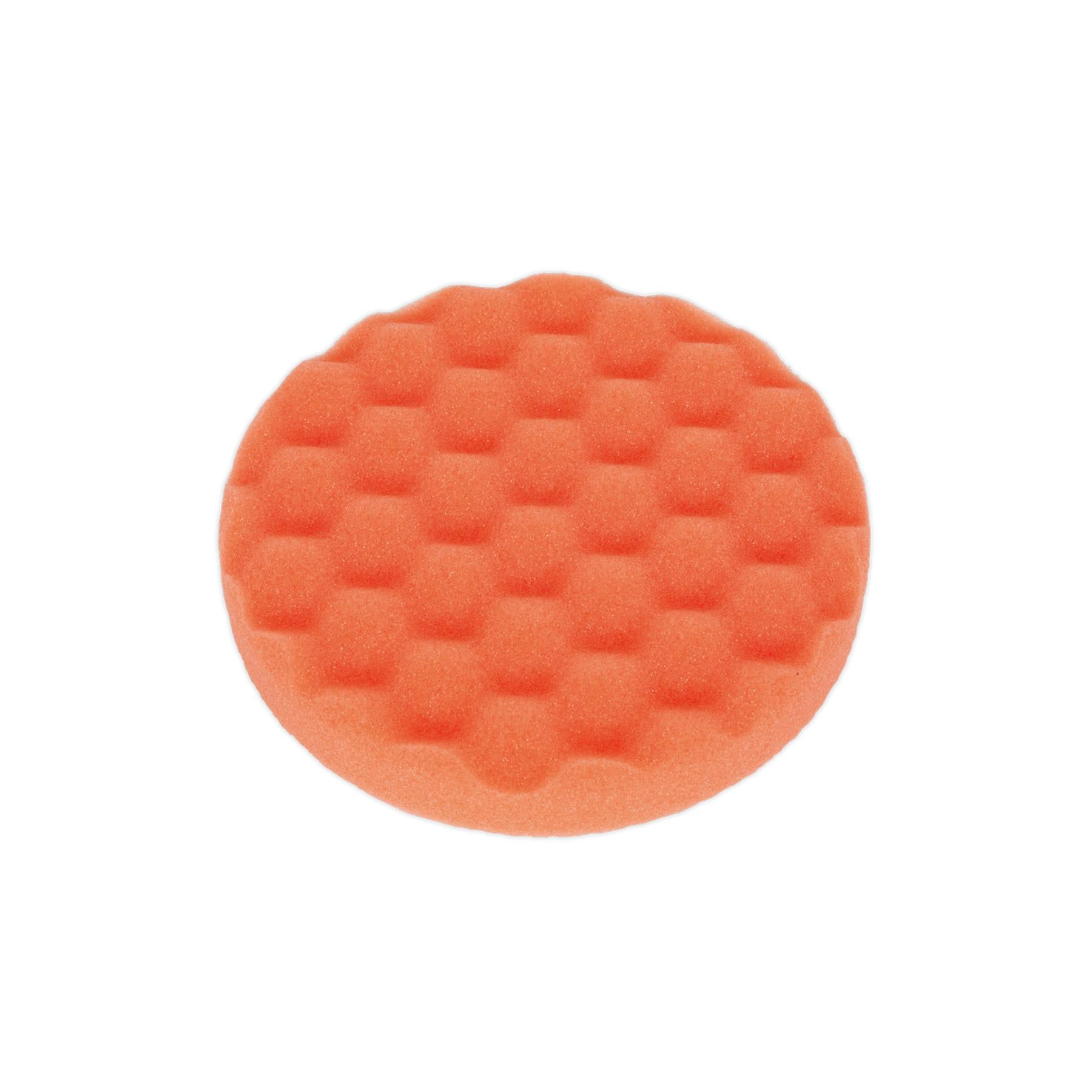 Sealey Buffing & Polishing Foam Head Hook/Loop 150x25mm Orange/Firm