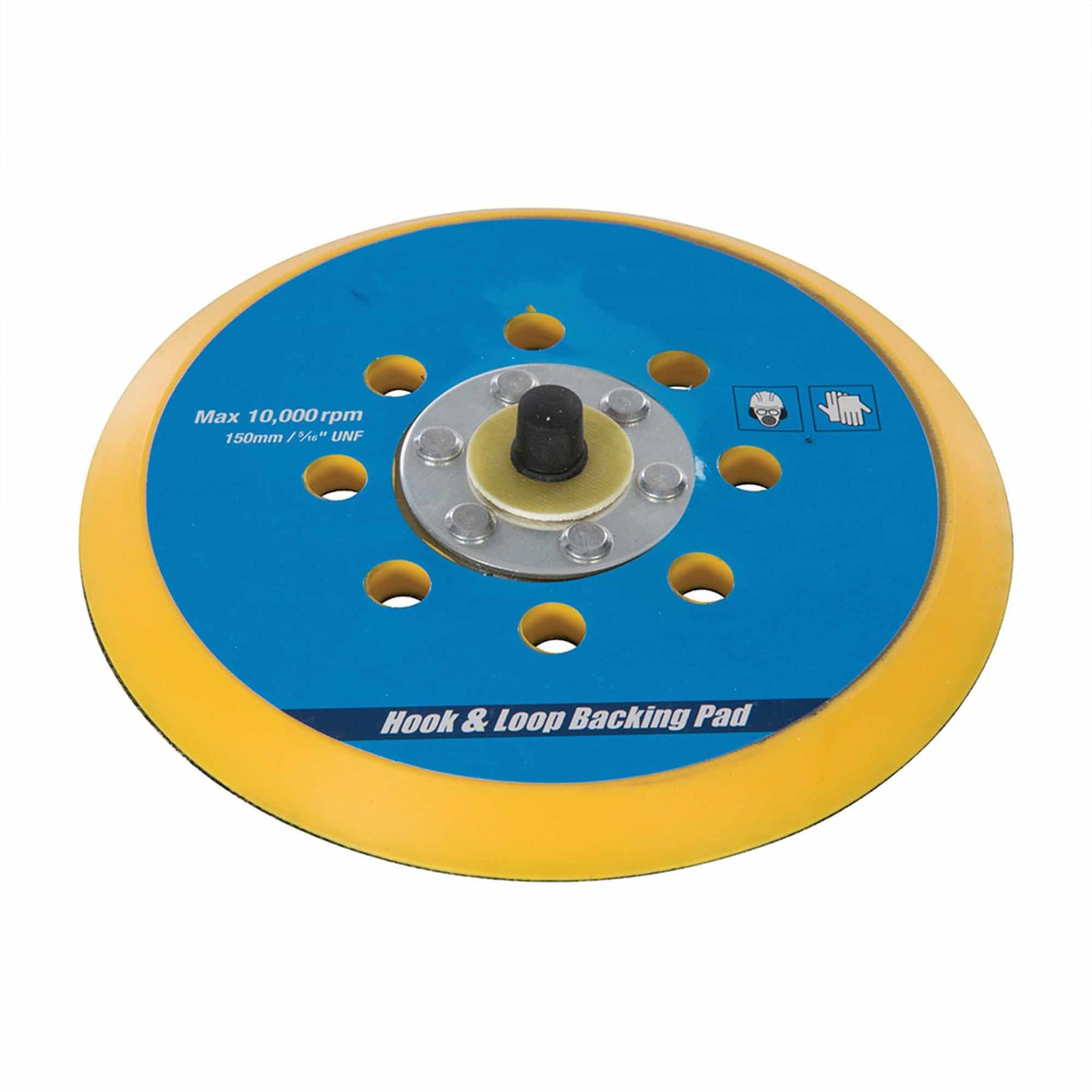 Hook & Loop Backing Pad 150mm / 5/16" Unf Polishing With Semi-Flexible Edge