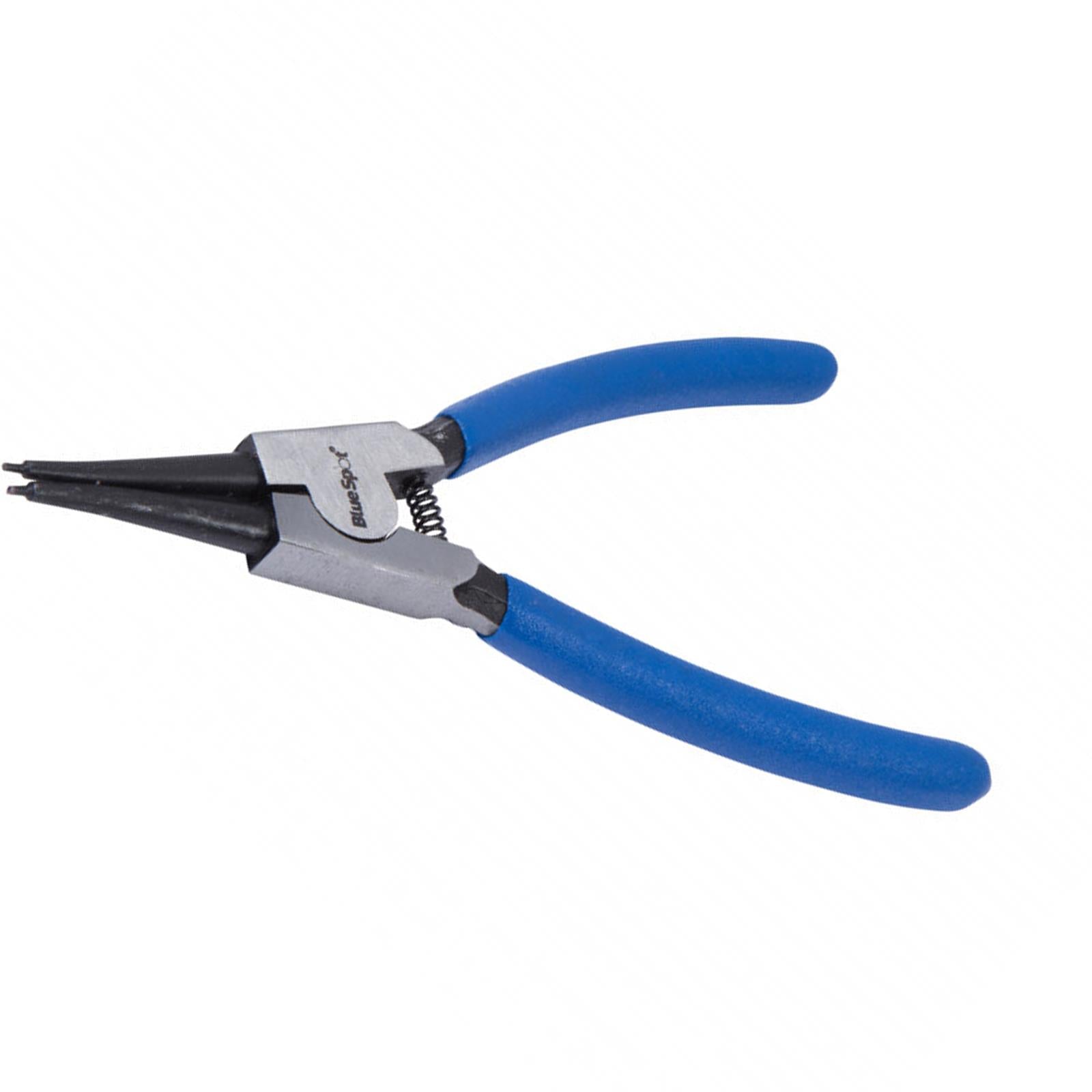 BlueSpot 6" Circlip Plier External Straight Tip Circlip - Drop Forged Pliers 150mm New