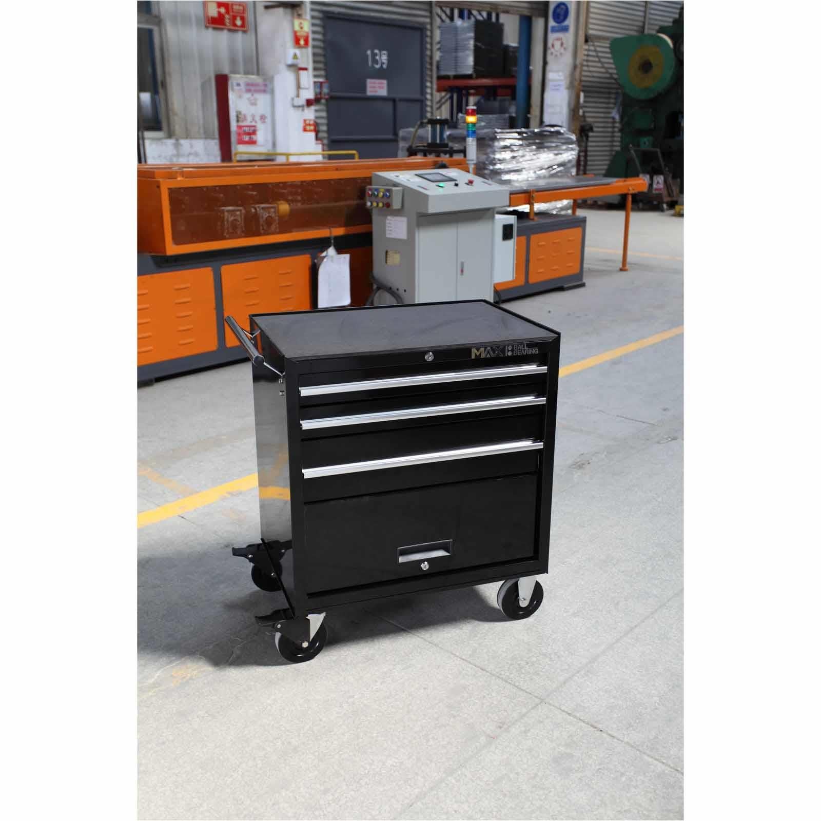 Professional 3 Drawer Rollaway Tools Cabinet Trolley