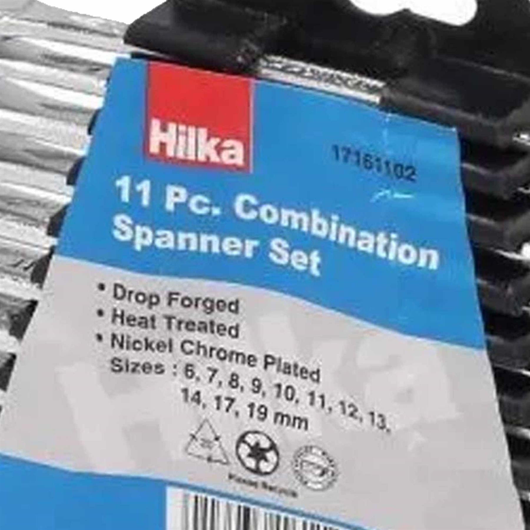 11pc Combination Wrench Set 6-19mm Spanner Mechanic Drop Forged Chrome