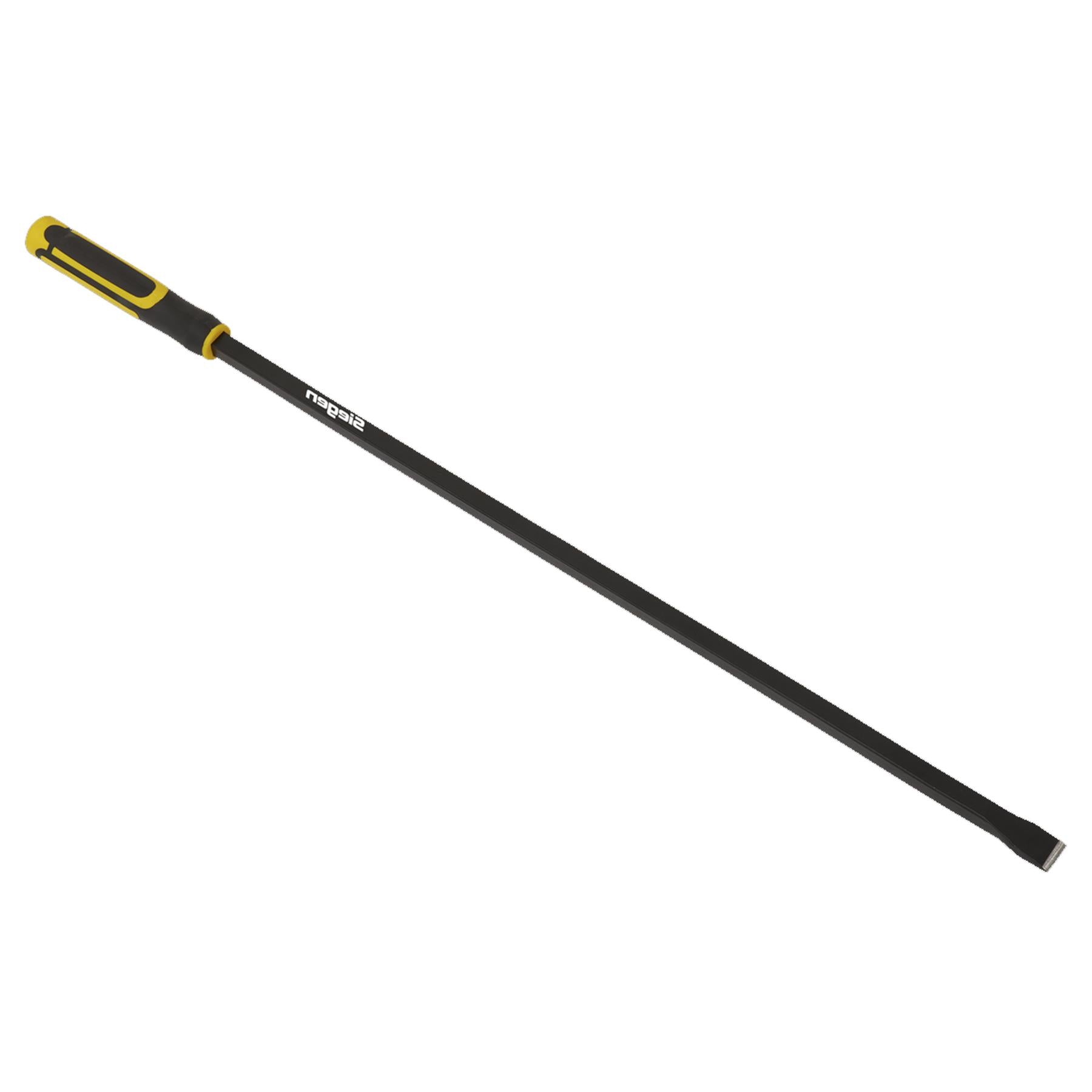 Sealey Pry Bar 900mm Straight Heavy-Duty with Hammer Cap