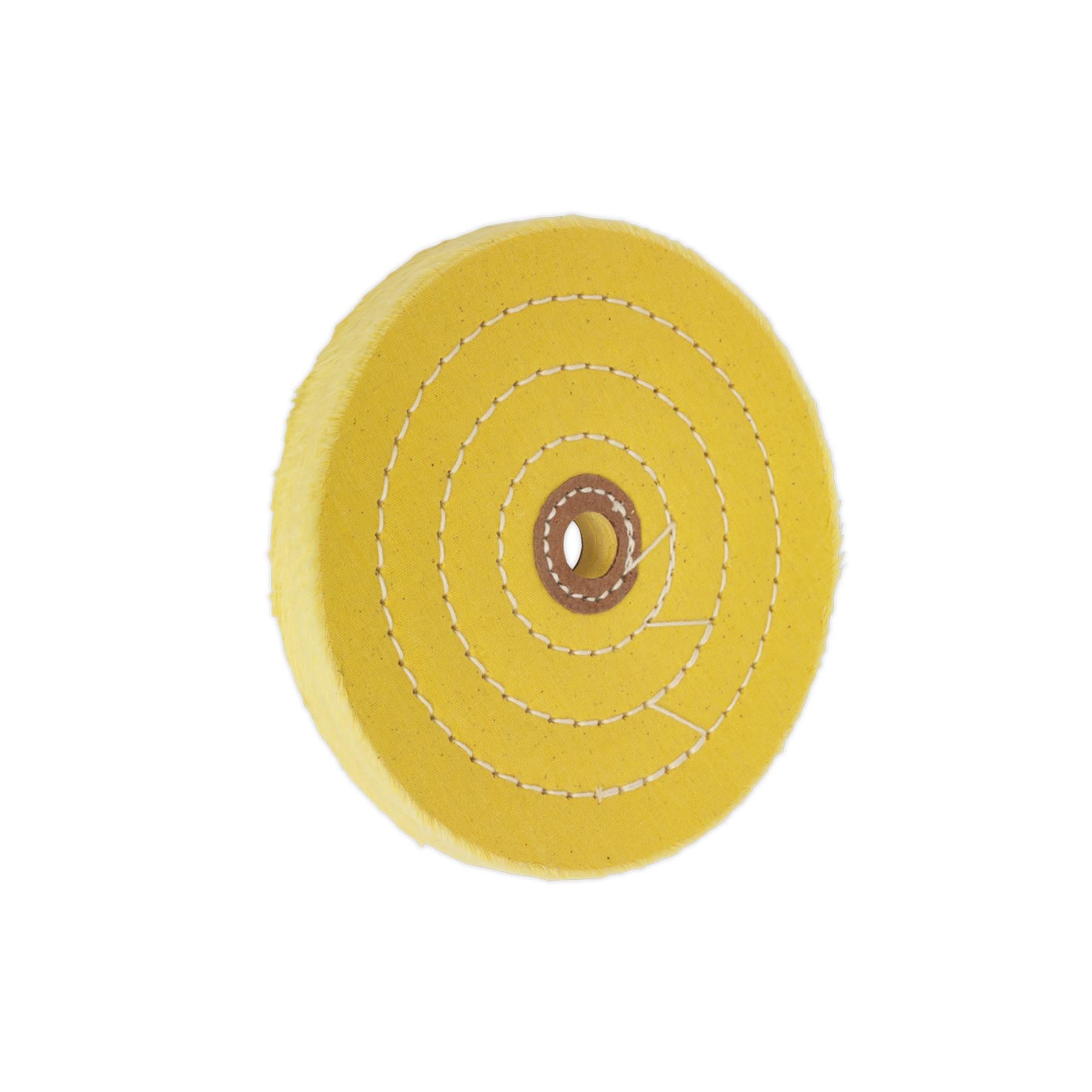 Sealey Buffing Wheel Ø150 x 13mm Ø13mm Bore Coarse