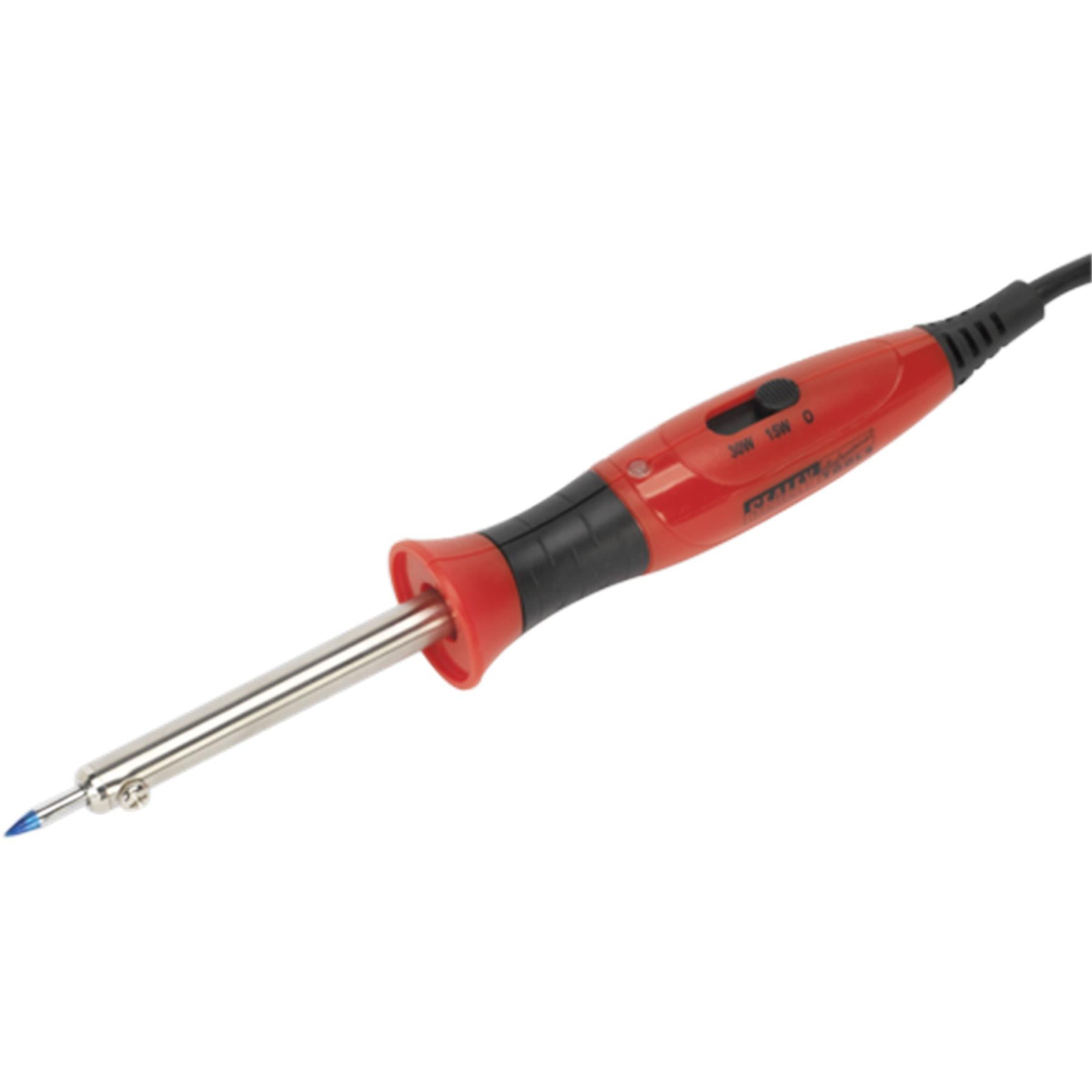 Sealey Prof Soldering Iron Long-Life Tip Dual Wattage 15/30W/230V