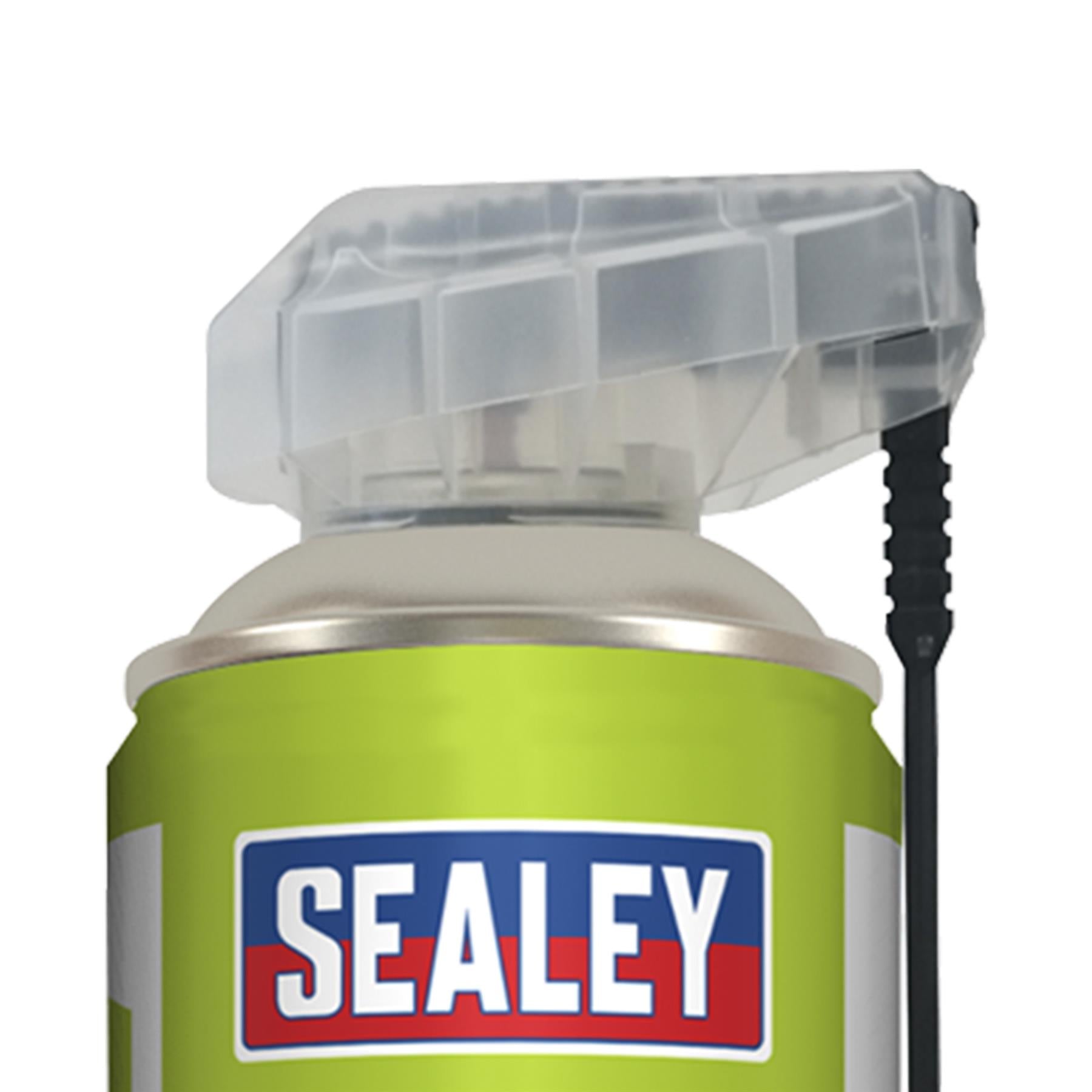 Sealey Maintenance Lube Easy-Straw Spray Head & PTFE 500ml Single