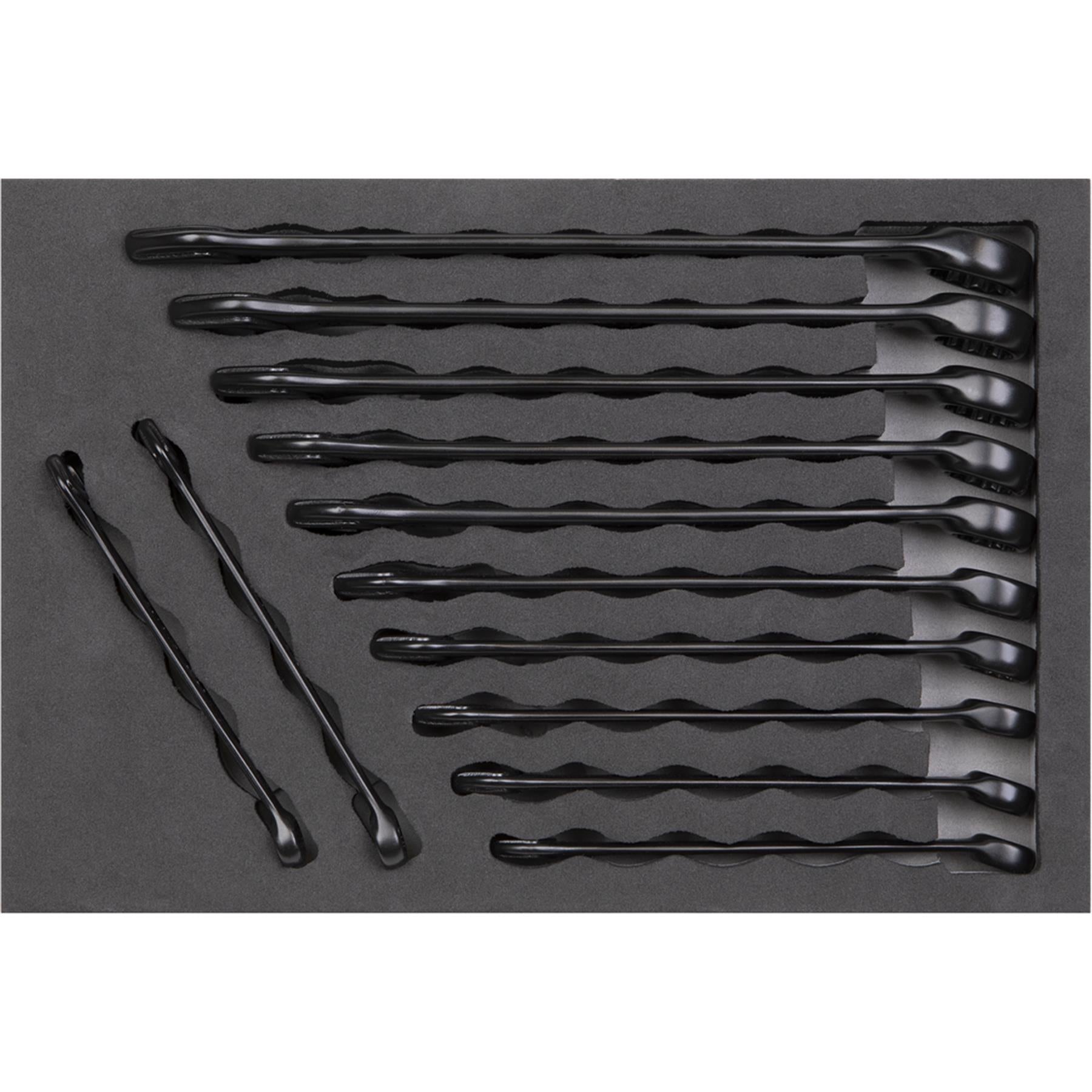 Sealey Combination Spanner Set 12pc Metric - Black Series