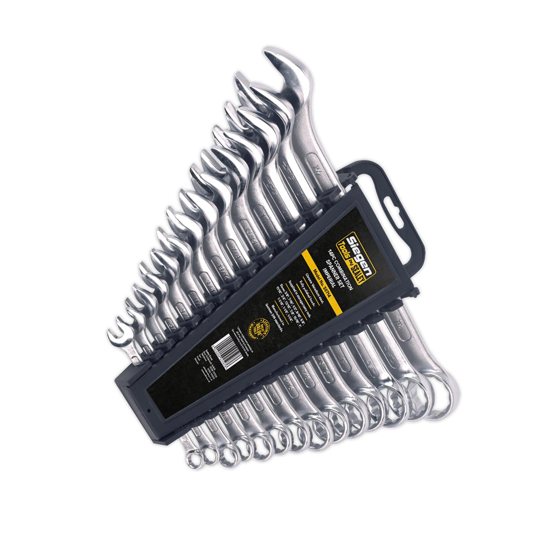 Sealey Combination Spanner Set 14pc Imperial