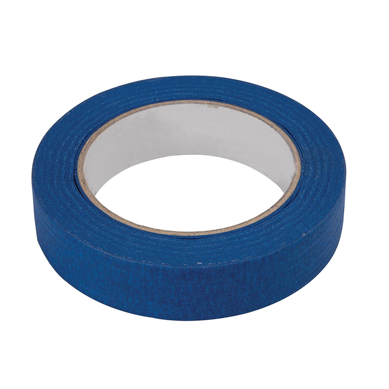 Blue Masking Tape Clean Peel UV Resistant Painters/Decorators 24mm x 50m