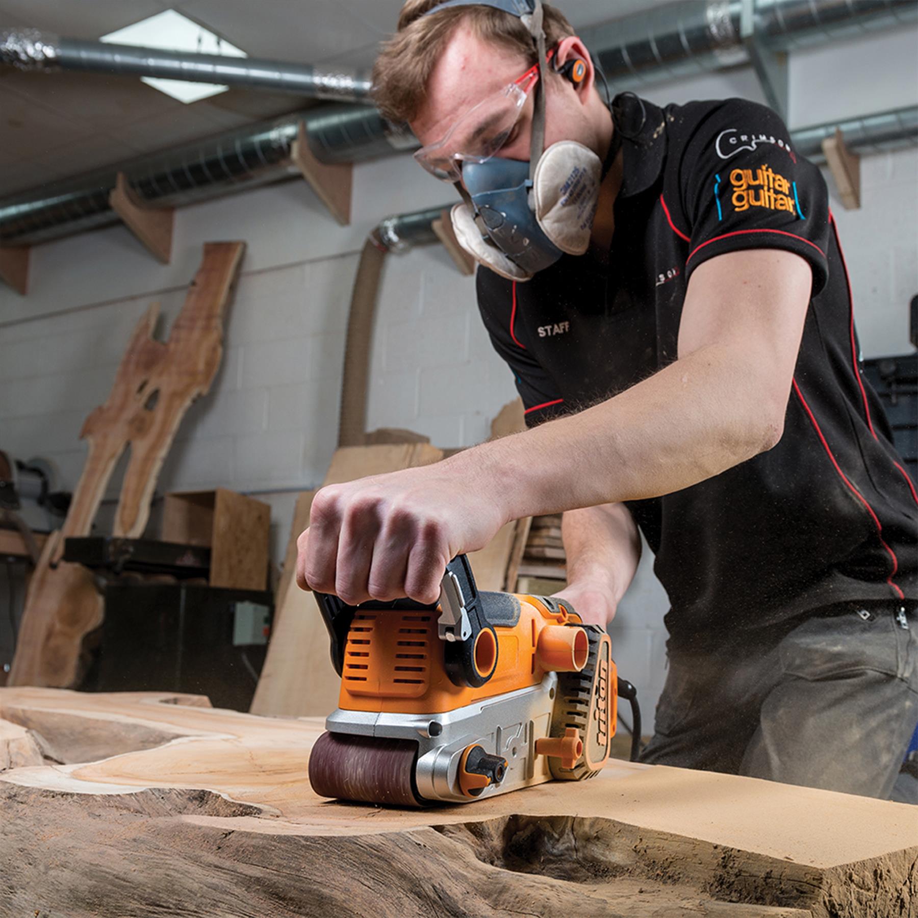 Heavy Duty Large Belt Sander 76mm 1200W Ta1200Bs DIY Sanding Power Hand Tool