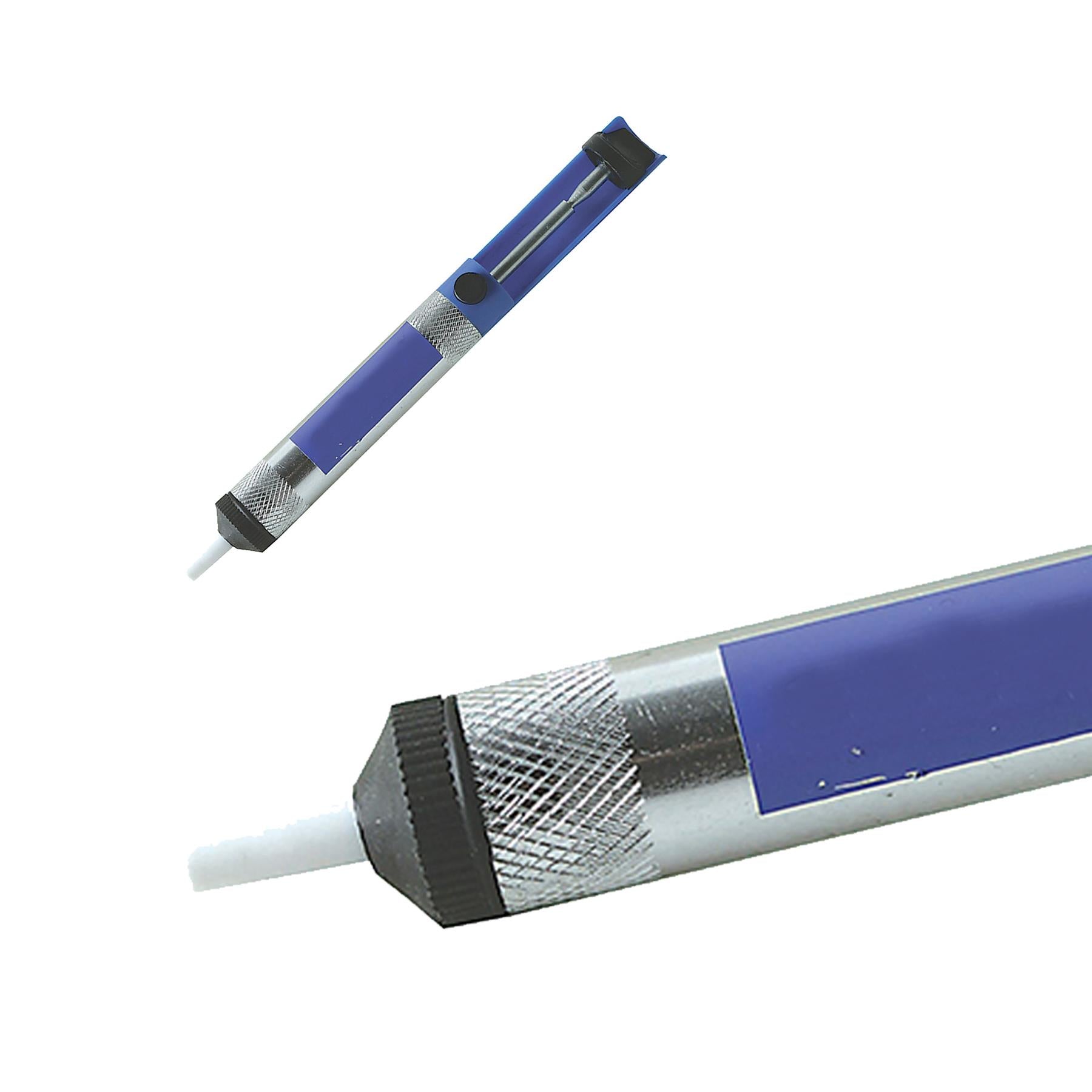 SOLDER SUCKER VACUUM DESOLDERING DESOLDER REMOVER PUMP TOOL ALUMINIUM METAL IRON