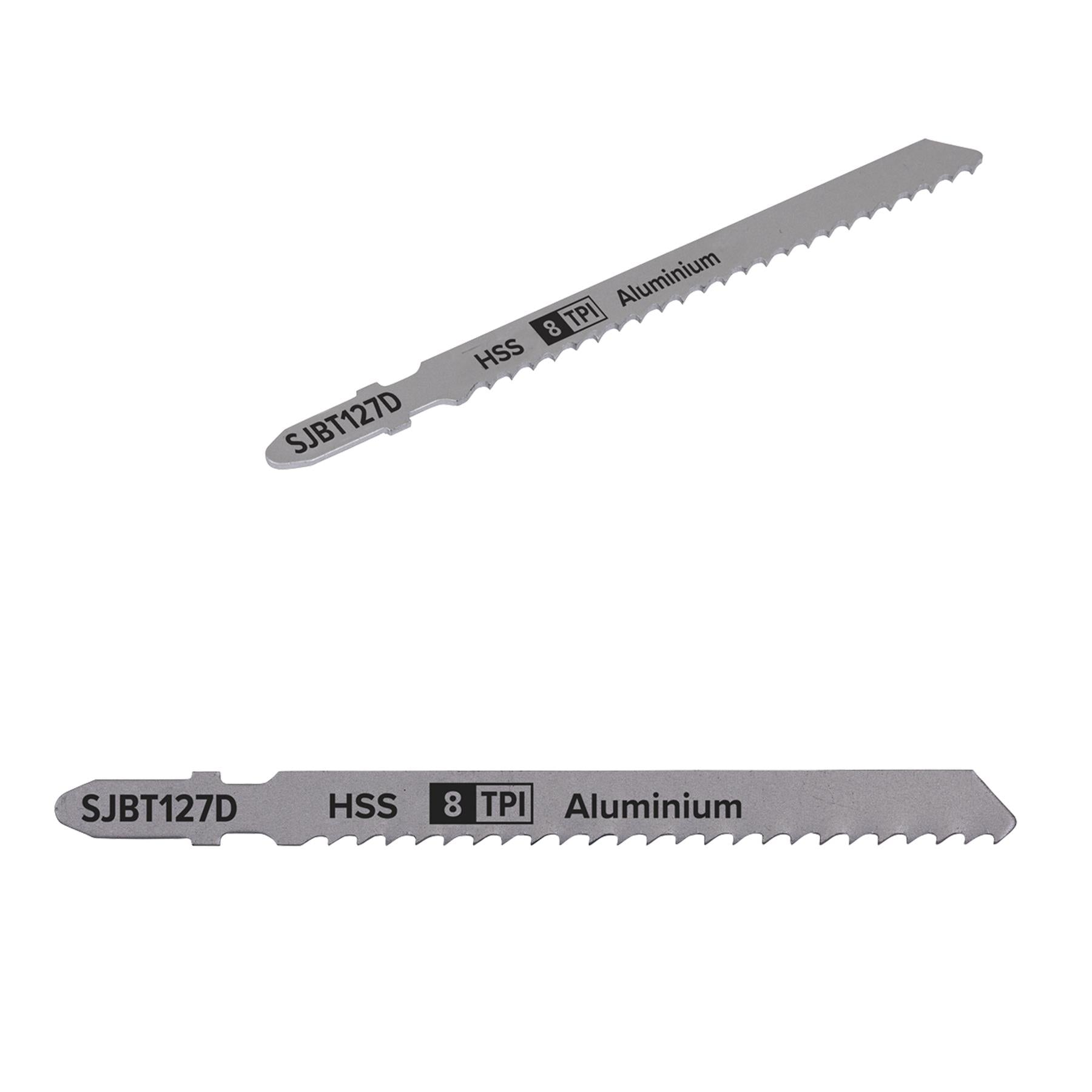 Sealey Jigsaw Blade Aluminium 100mm 8tpi - Pack of 5