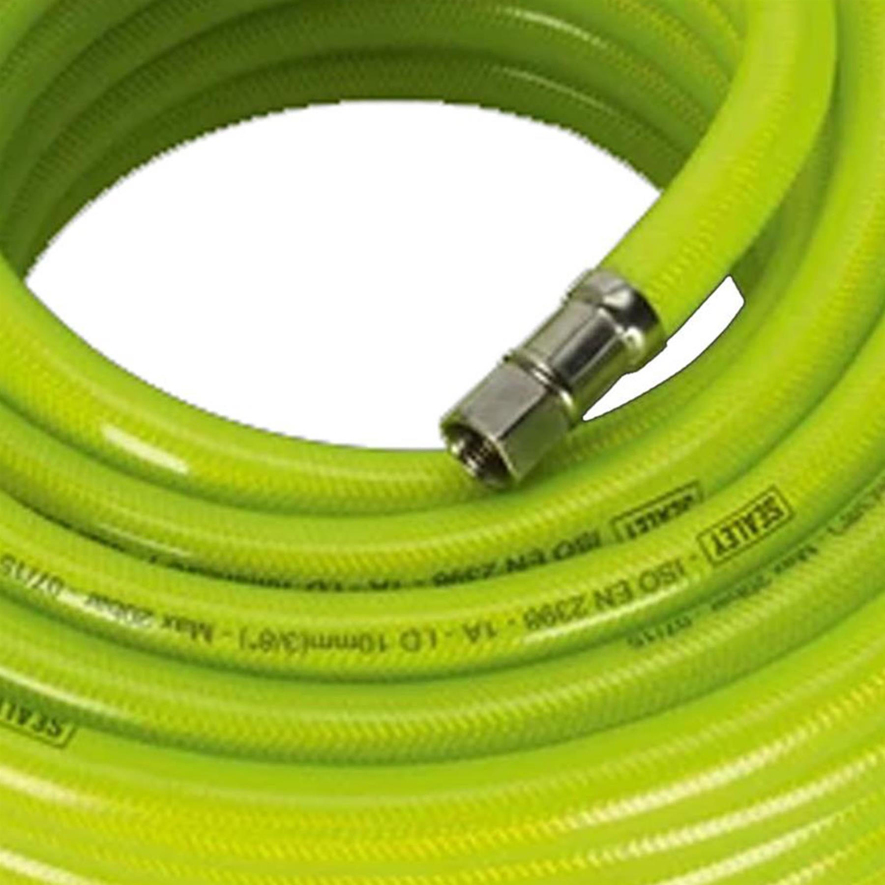 Sealey Air Hose High-Visibility 20m x 10mm with 1/4"BSP Unions
