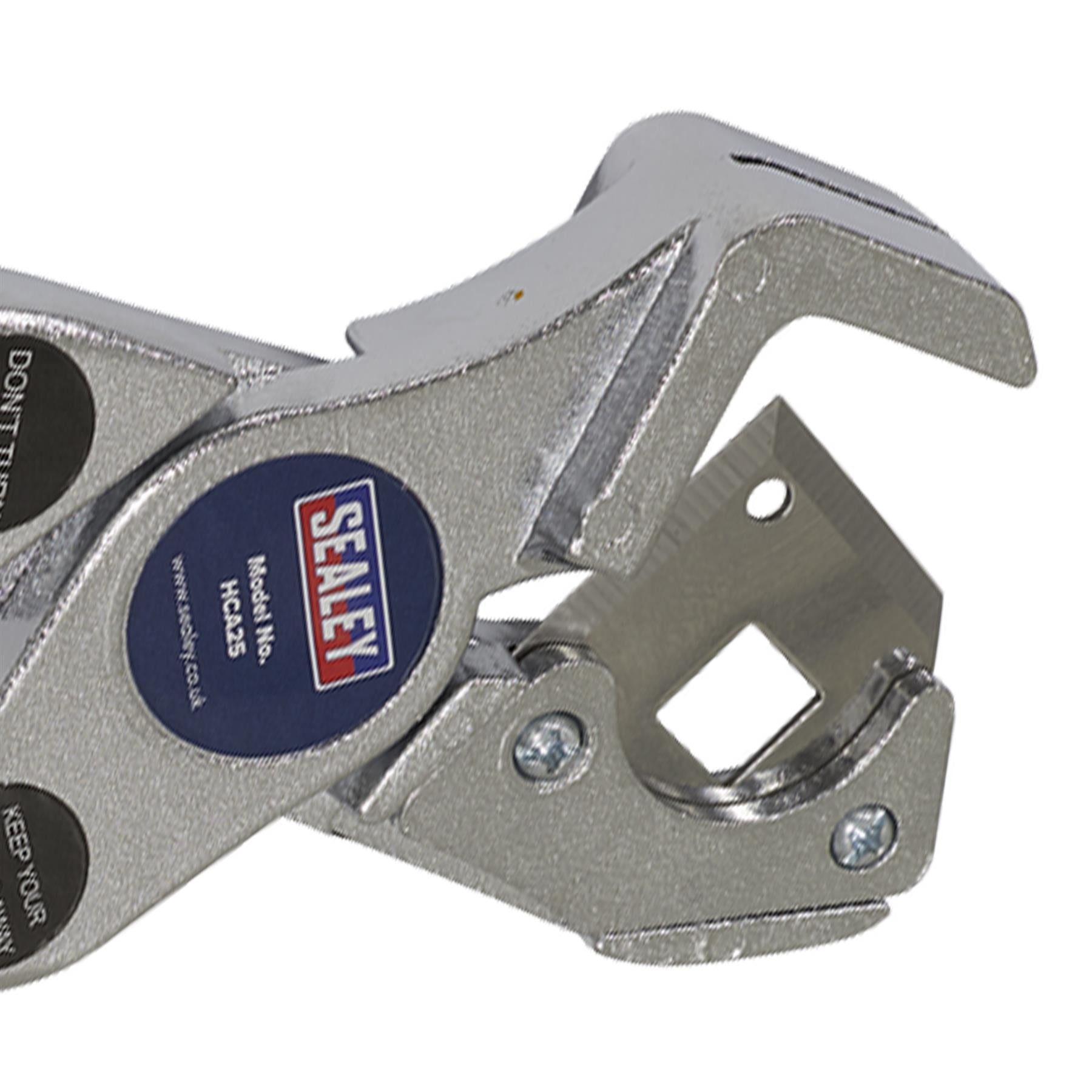 Sealey Rubber & Reinforced Hose Cutter 3-25mm Die-Cast Alloy