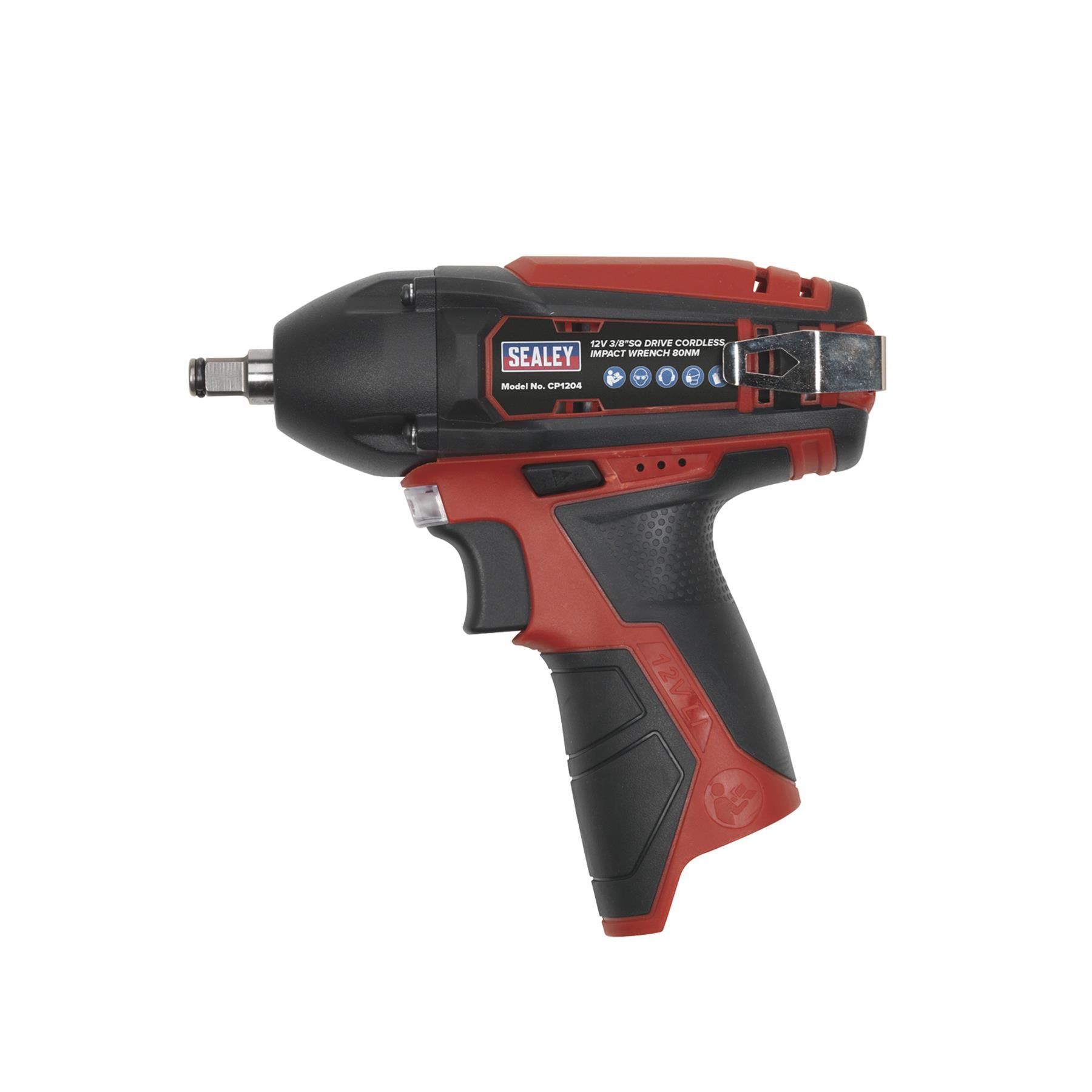 Sealey Impact Wrench Kit 3/8"Sq Drive 12V Lithium-ion - 2 Batteries