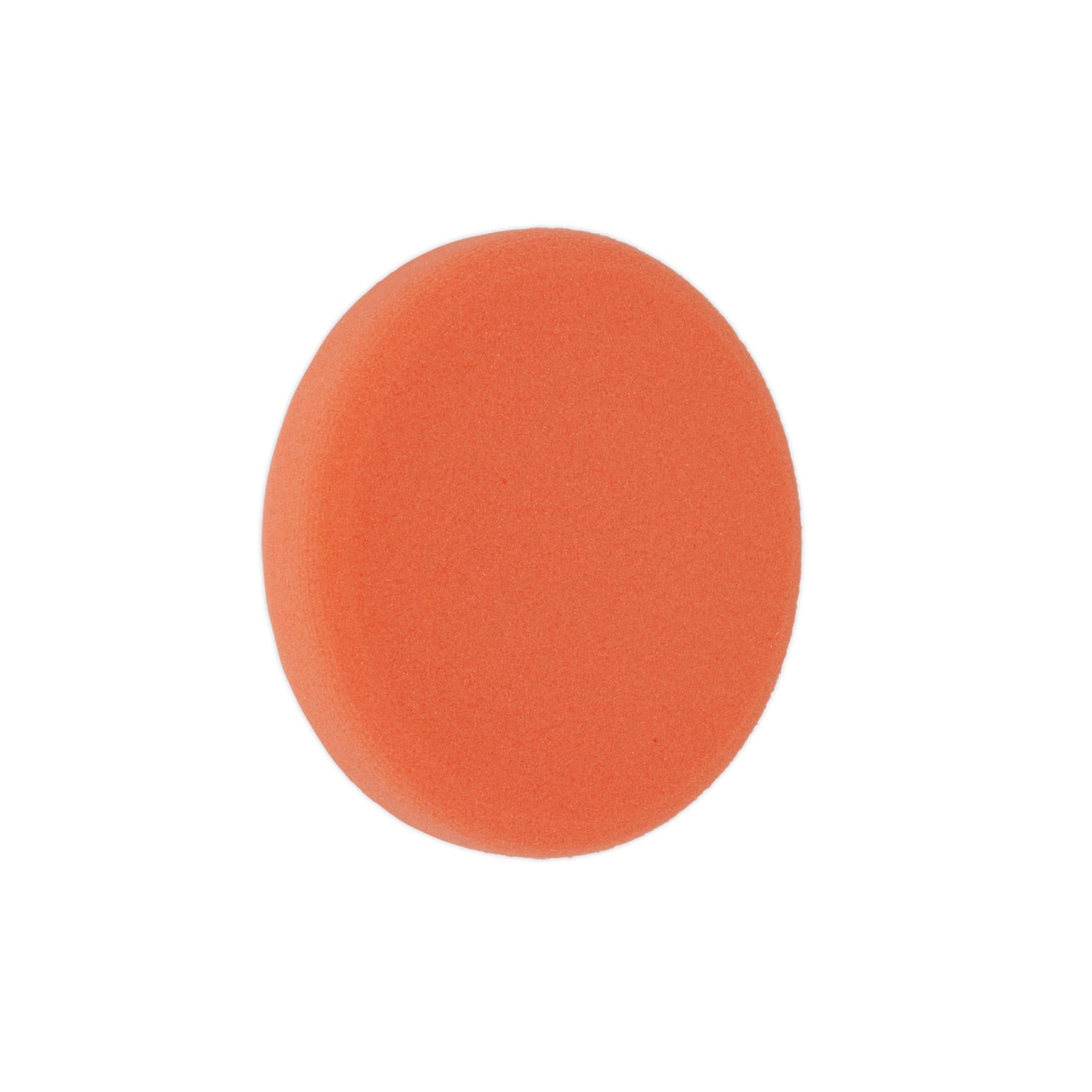 Sealey Buffing & Polishing Foam Head Hook/Loop 150x25mm Orange/Firm