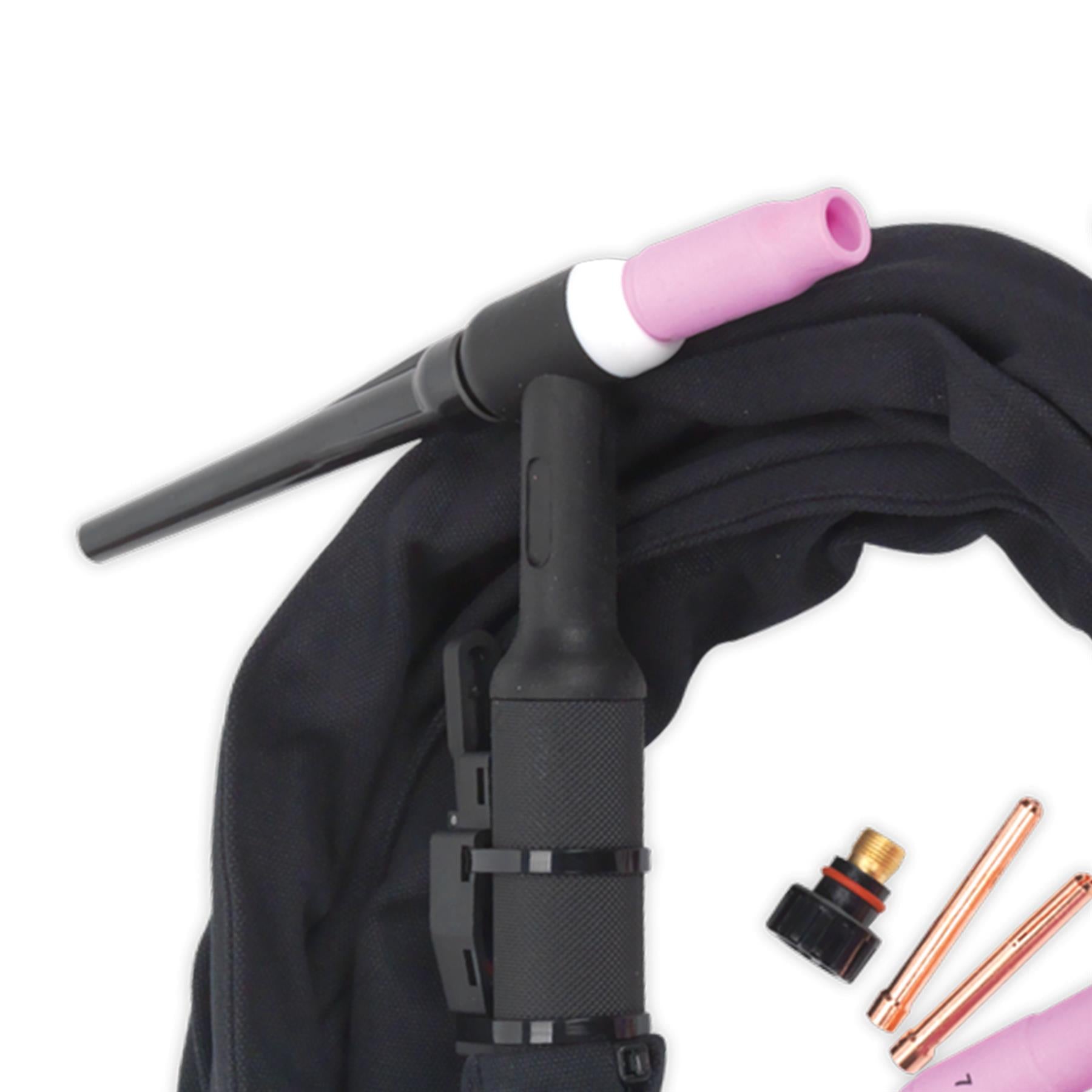 Sealey Inverter TIG Welding Torch 25mm with Push-Button