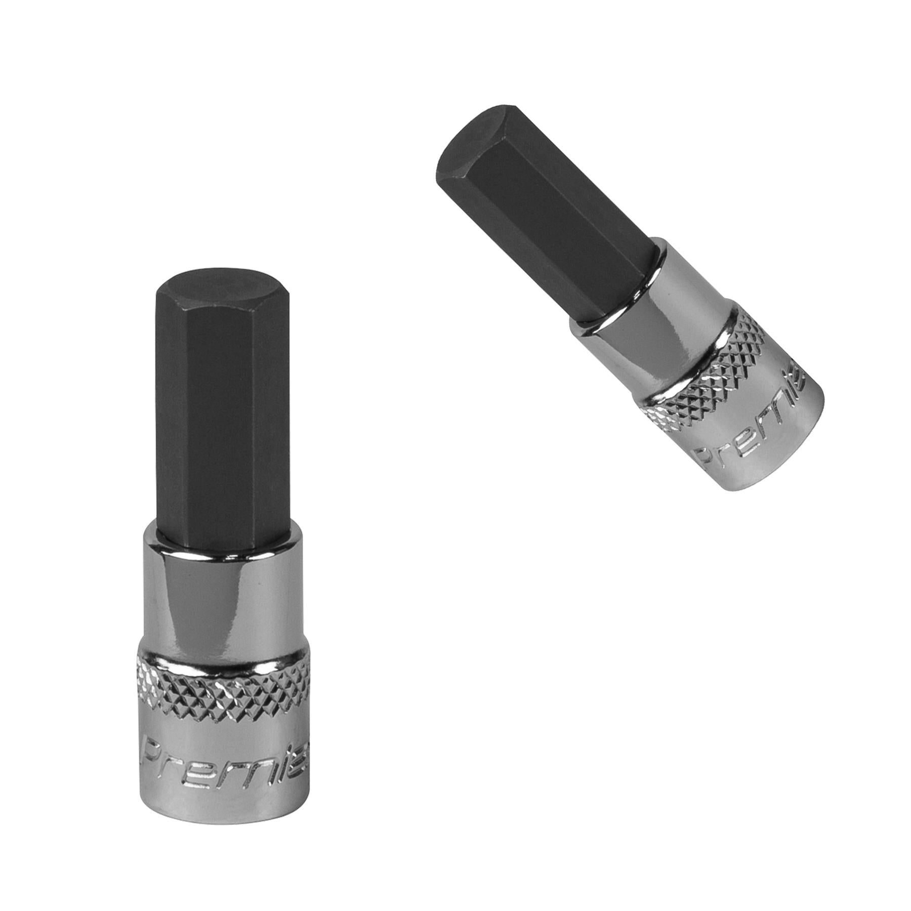 Sealey Hex Socket Bit 8mm 1/4"Sq Drive Chrome Vanadium Steel