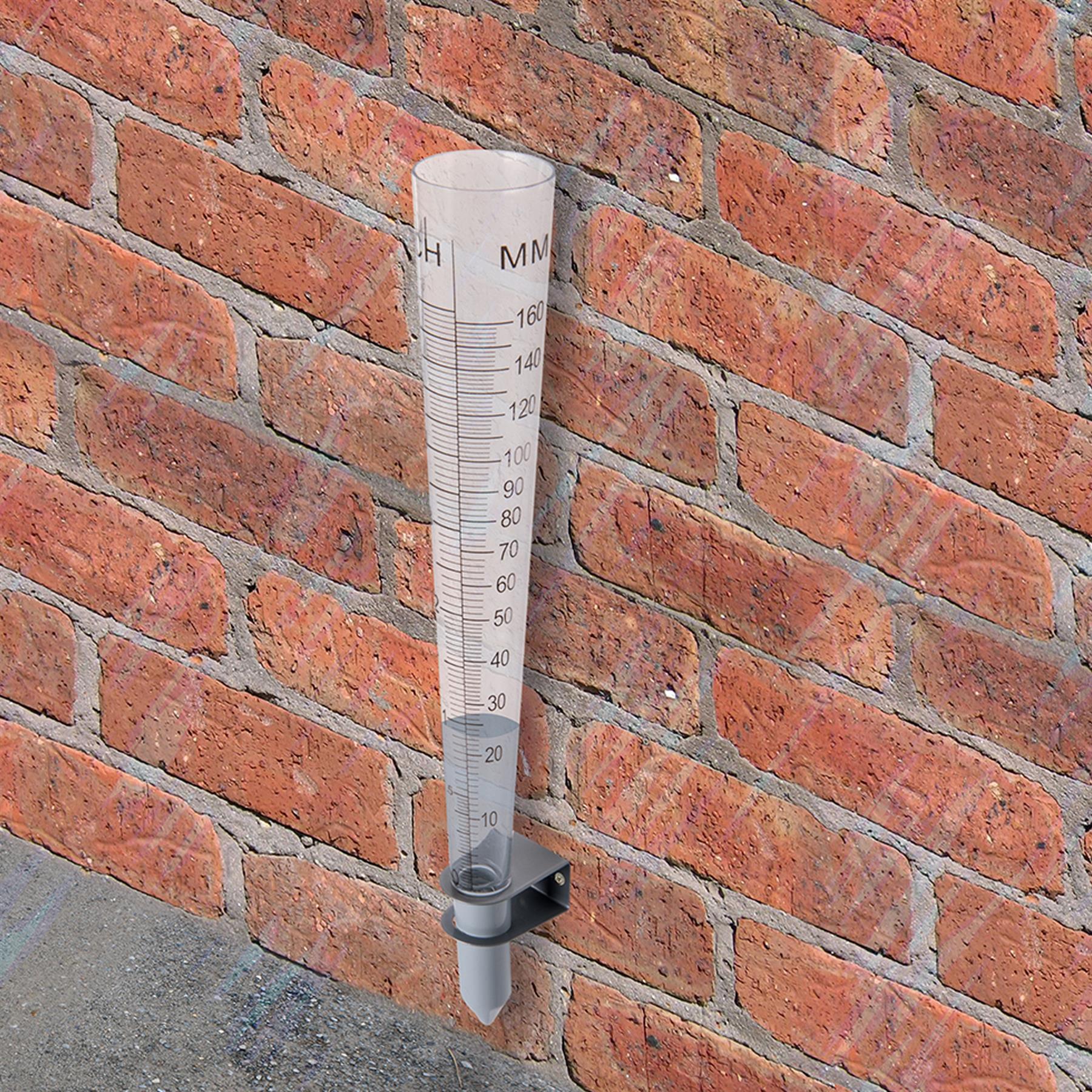 Rain Gauge 160mm Rainfall Mointering Metric Imperial Durable Ground DIY