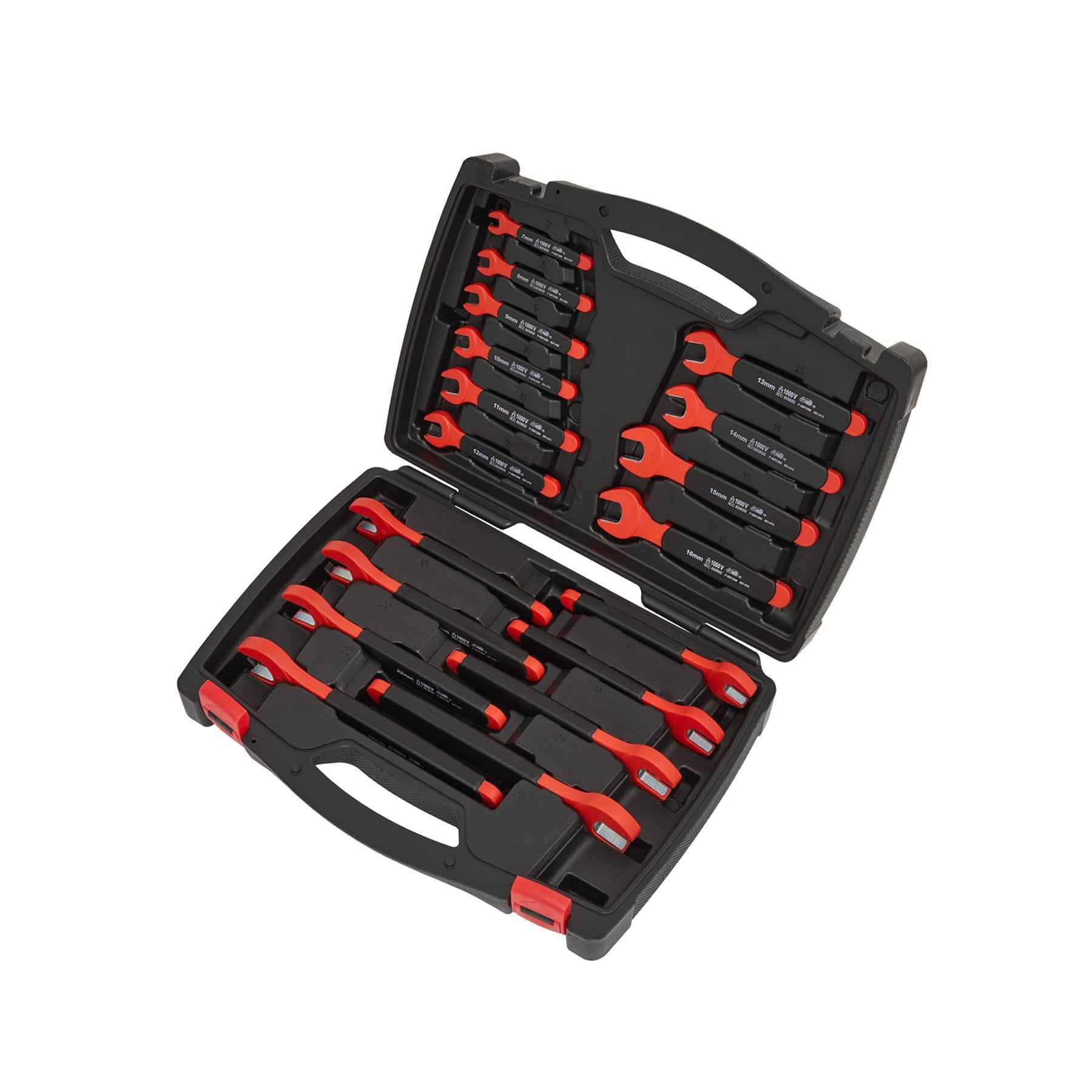 Sealey Insulated Open-End Spanner Set 18pc VDE Approved